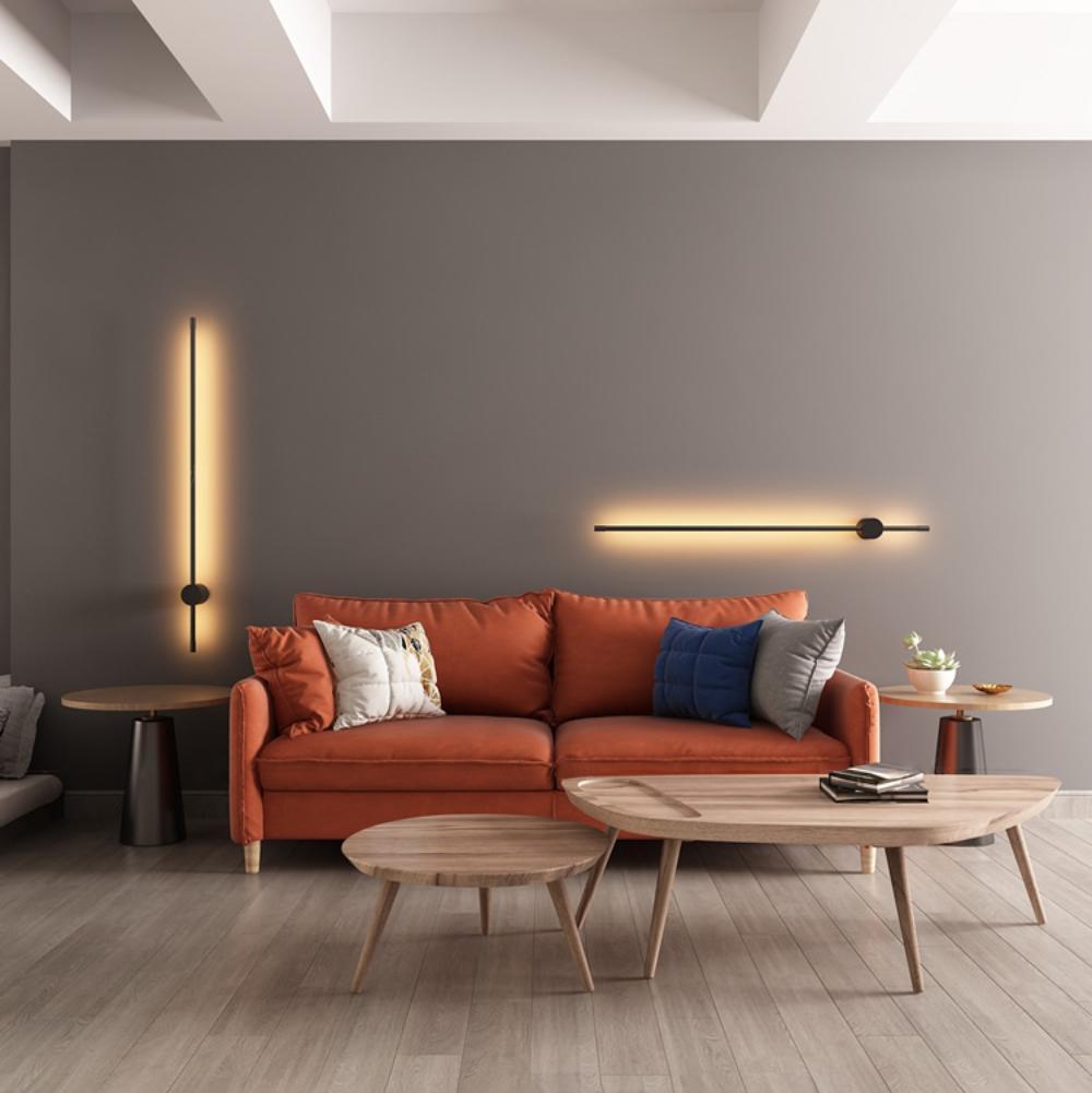 Rechargeable LED Wall Light - Modern Linear Design for Bedroom, Hallway & Staircase Lighting | Energy-Efficient Home Decor