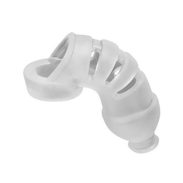 Hunkyjunk Lockdown Chastity Packer Ice - Secure and Comfortable Male Chastity Device for BDSM, Fetish Play, and Gender Affirmation