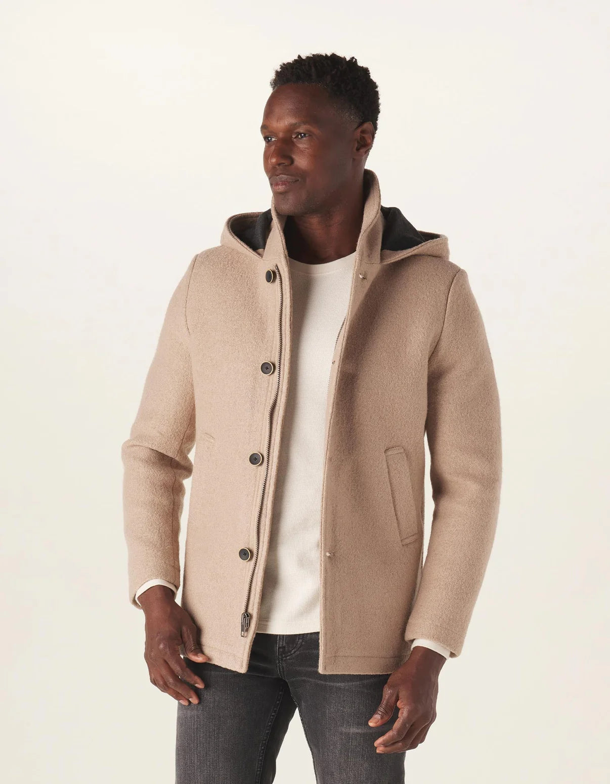 Balboa City Peacoat - Classic Wool Blend Winter Coat for Men & Women | Warm & Stylish Outerwear for Urban Commuting, Office & Casual Wear