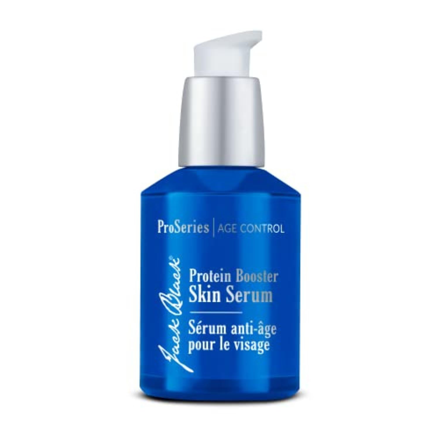 Jack Black Protein Booster Anti-Aging Face Serum for Men - ProSeries Age Control with Peptides & Antioxidants | Men's Skincare Treatment for Wrinkles & Fine Lines | Daily Hydration & Skin Repair
