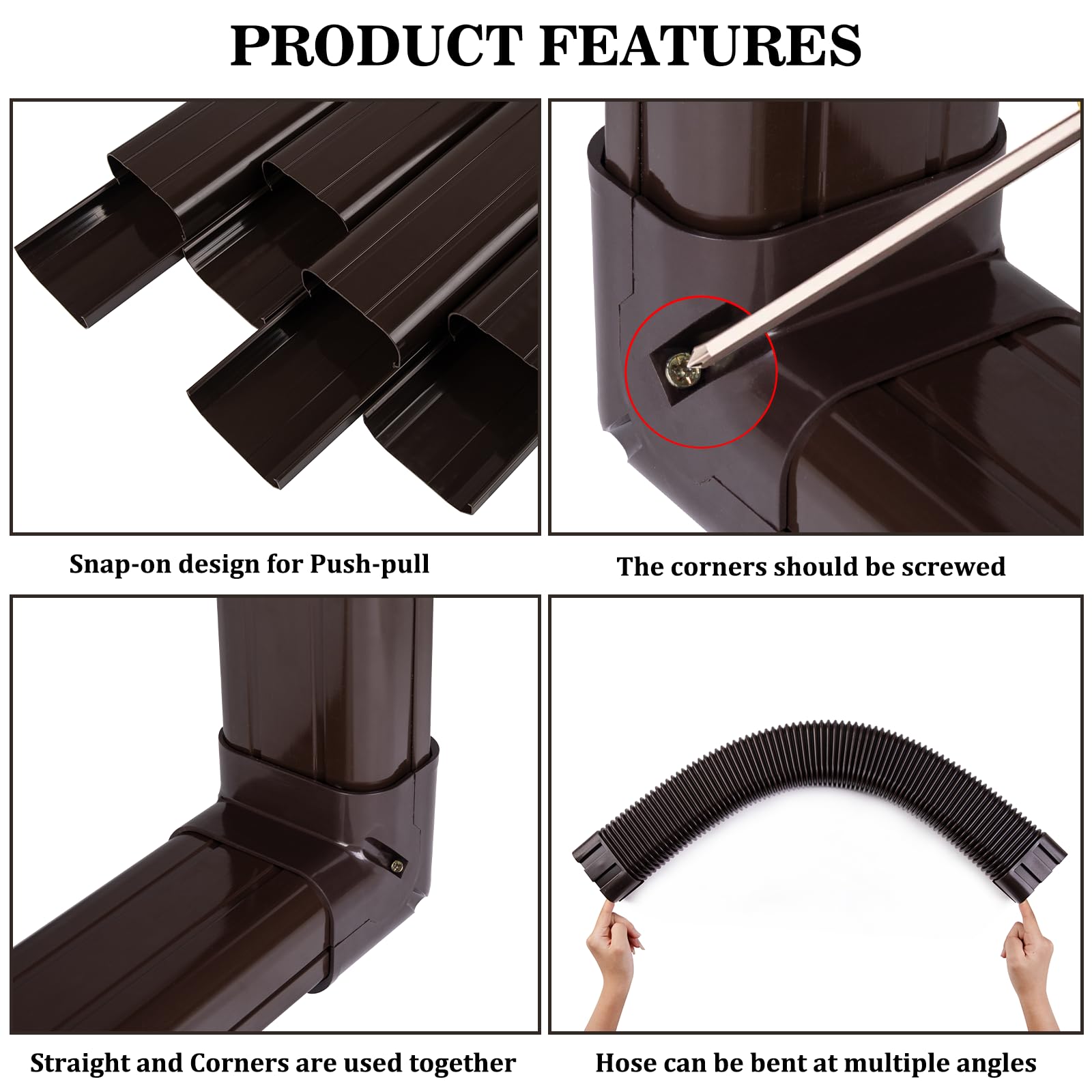 LyPrem 17Ft Mini Split Line Set Cover - 5