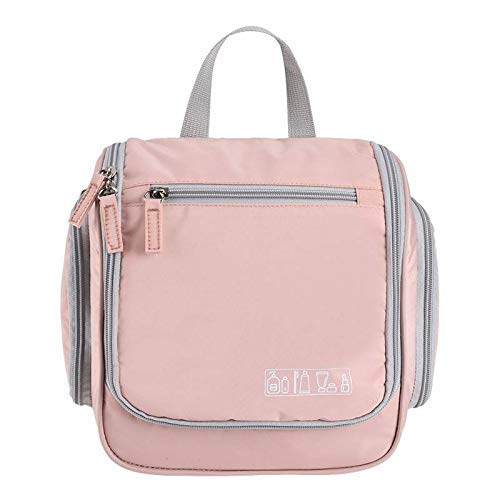 KETMART Large Waterproof Makeup Bag for Women & Men - Travel Cosmetic Organizer Case with Nylon Material, Perfect for Toiletries, Wash Essentials & Makeup Storage (Ideal for Travel, Gym & Daily Use)