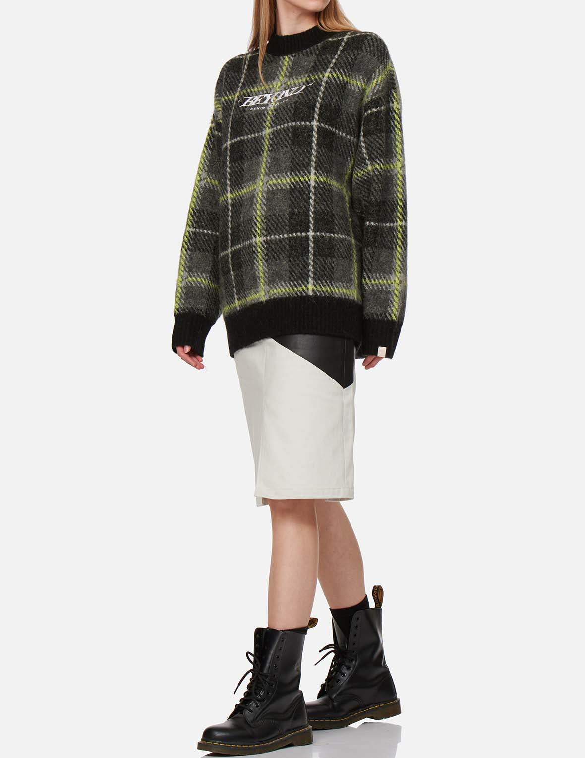 Cozy Checked Knitted Sweater for Women - Vintage Plaid Pullover Winter Warm Casual Tops - Perfect for Holiday Outfits, Christmas Parties & Casual Fall Fashion