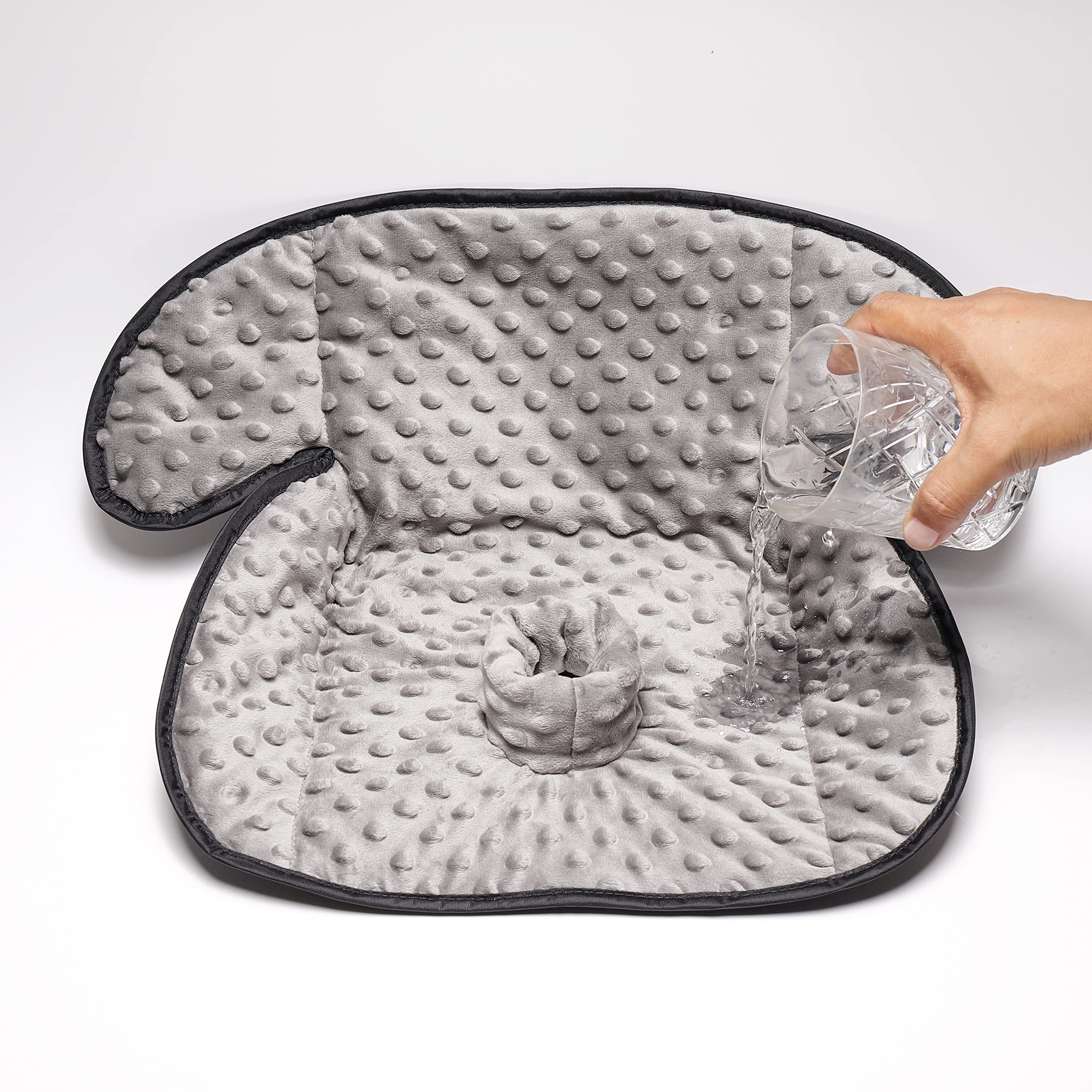 Waterproof Piddle Pad Car Seat Protector - Reusable Potty Training Seat Saver for Babies & Toddlers, Machine Washable (Grey) - Perfect for Road Trips, Daily Commutes & Potty Training