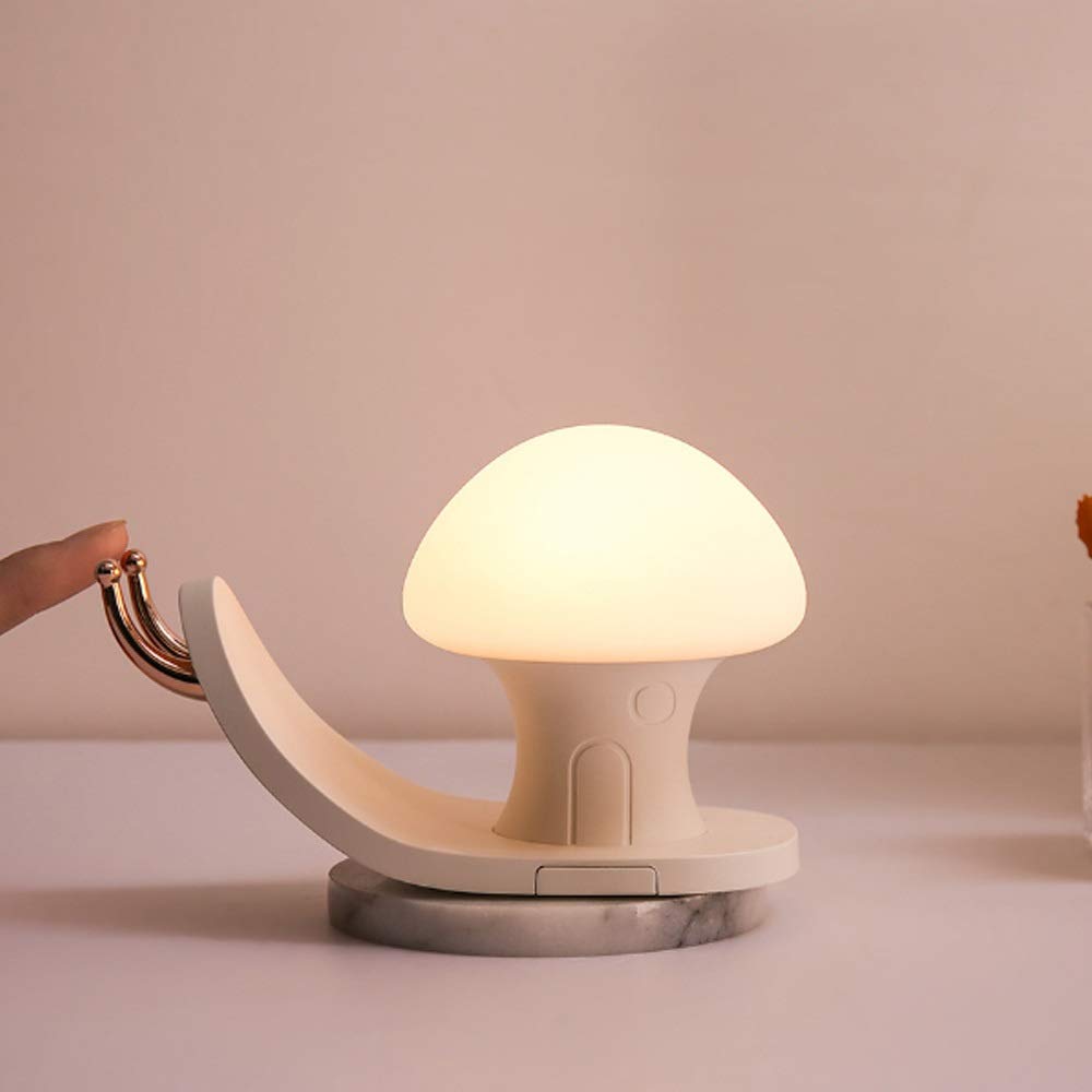 Eummit Snail House Night Light - Colorful LED Bedside Lamp with Phone Holder for Kids Room, Nursery, and Bedroom Decor | Perfect for Nighttime Reading, Relaxation, and Phone Charging