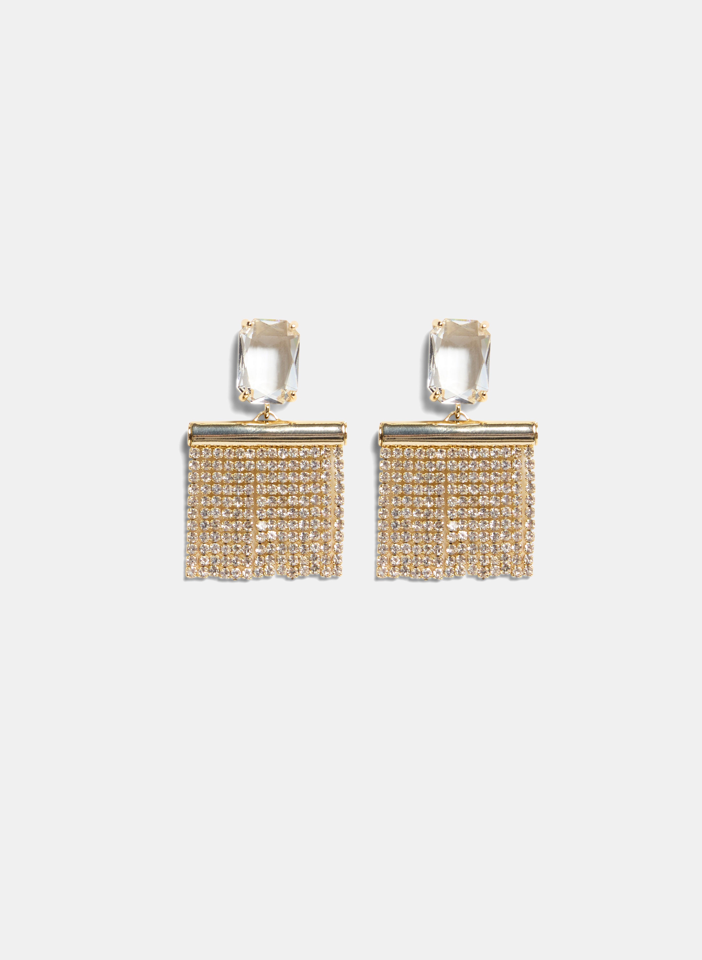 Trendy Chain Fringe Earrings for Women - Boho Chic Dangle Drop Earrings - Gold & Silver Statement Jewelry - Perfect for Parties, Weddings & Date Nights