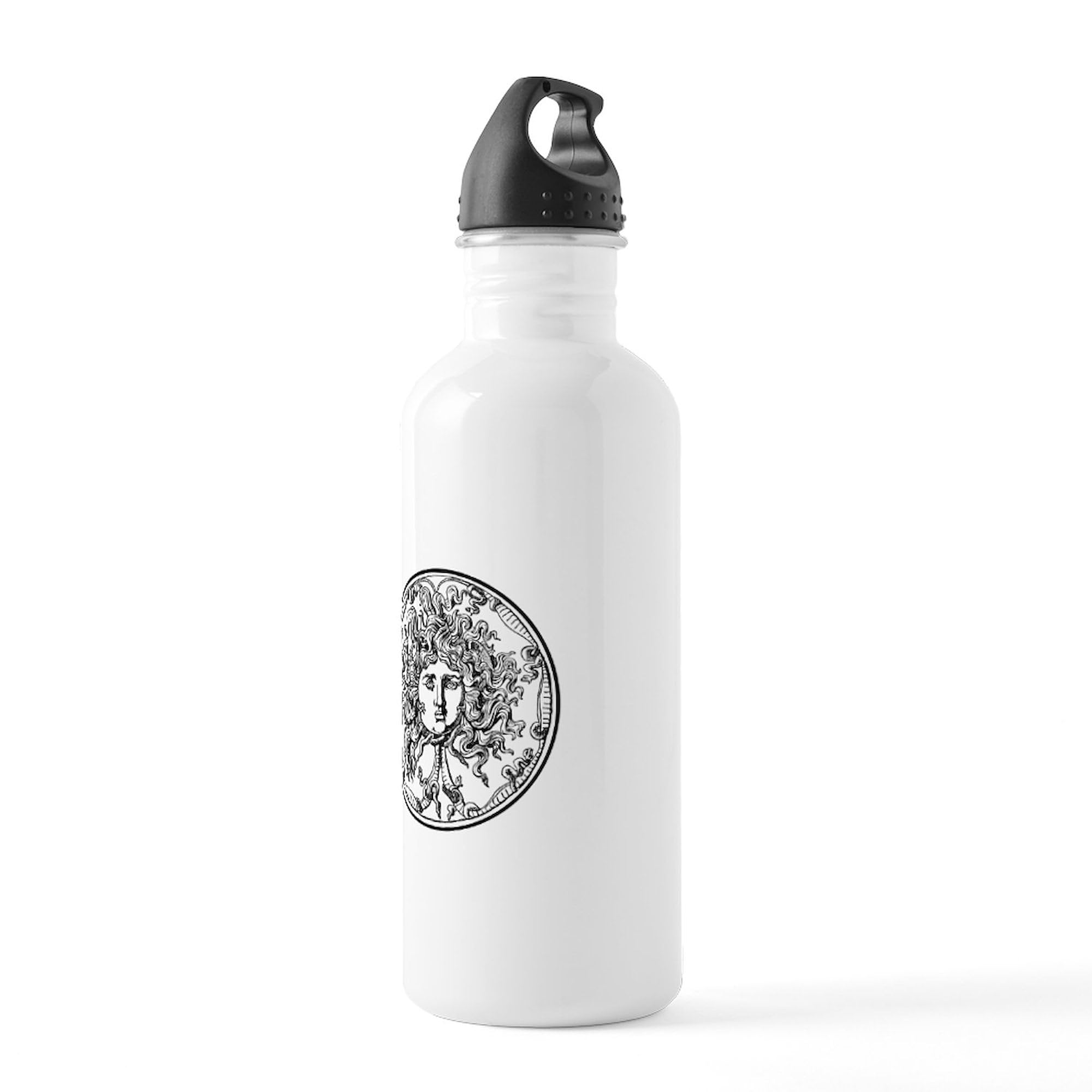 CafePress Medusa Stainless Steel Water Bottle 1.0L (34 oz) - Durable, Leak-Proof, Perfect for Gym, Hiking, and Outdoor Adventures