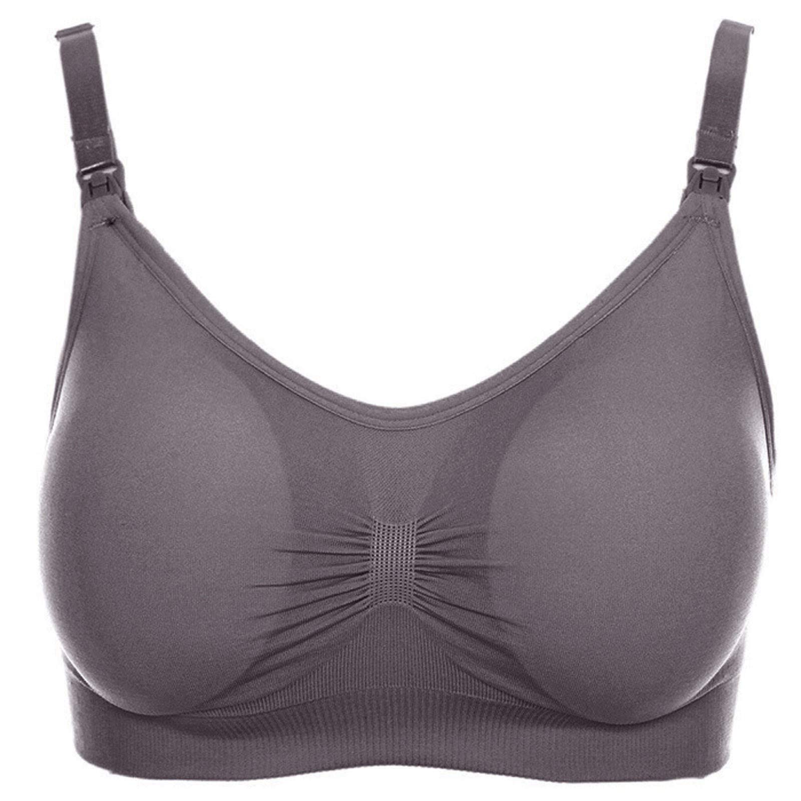 Women's Comfort Maternity Bras - Soft Nursing & Pregnancy Support Bra - Plain Colors for Everyday Wear at Home, Work & Relaxation