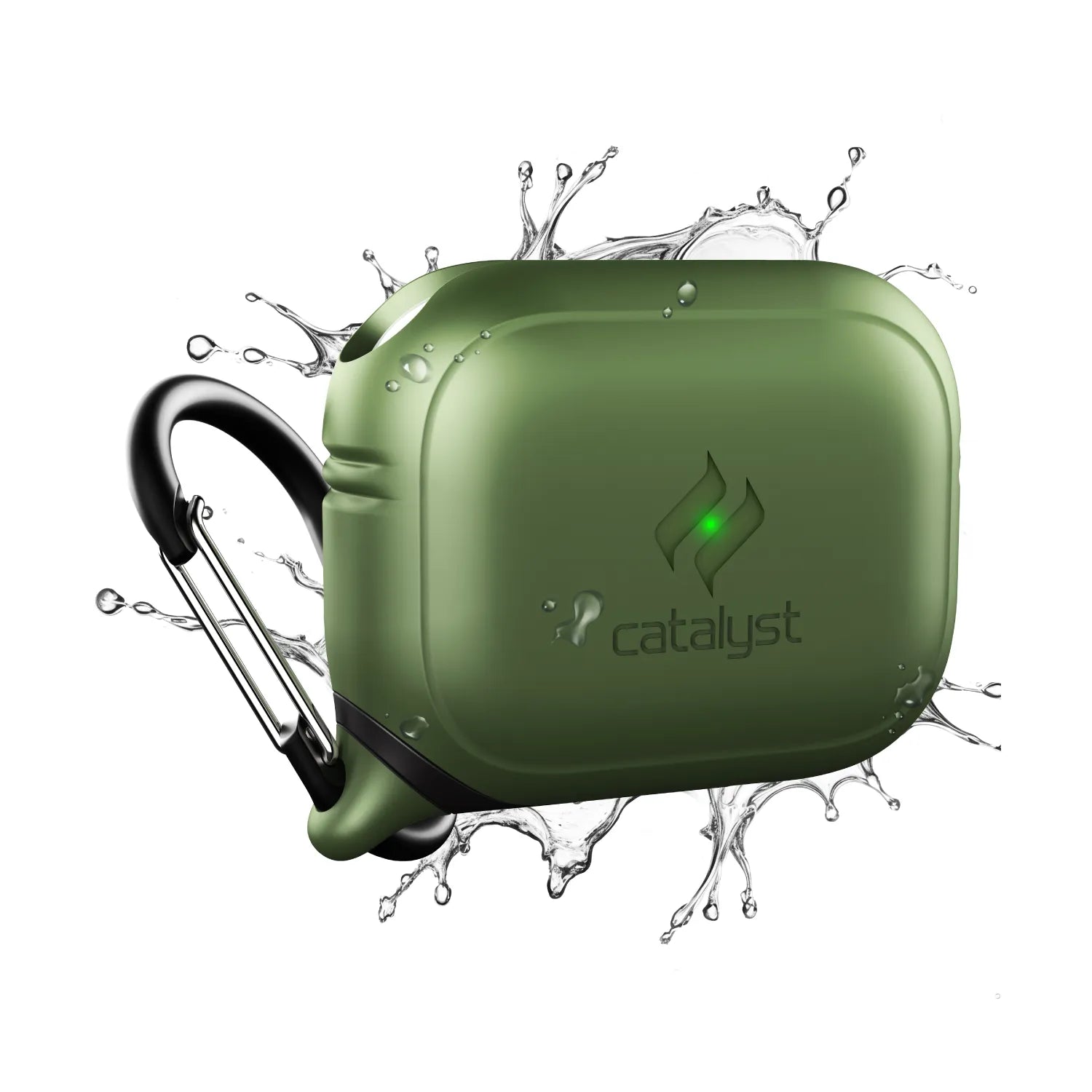 Apple AirPods Pro (2nd Generation & 1st Gen) Waterproof Protective Case with Carabiner Clip - Perfect for Running, Hiking & Outdoor Activities
