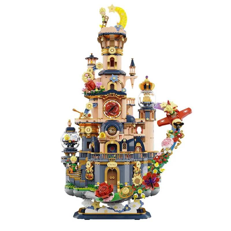 Pantasy 86326 The Little Prince Star Castle Building Blocks Set - Creative DIY Bricks Toy for Kids & Adults - Perfect for Birthday Gifts, Home Decor, and Collector's Display