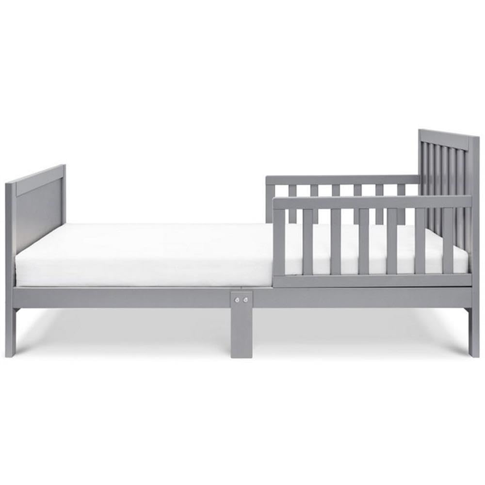 Carter's by DaVinci Benji Toddler Bed in Grey - Greenguard Gold Certified Safe & Non-Toxic | Perfect for Nursery, Daycare & Kids' Bedroom | Toddler Transition Bed