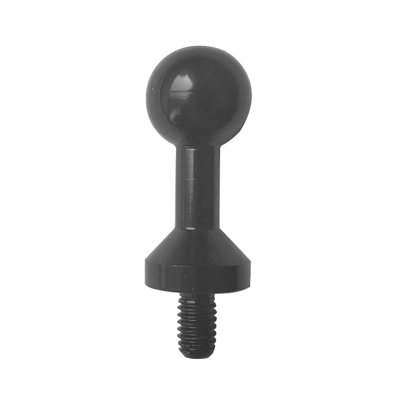 Black Motorcycle Flag Pole Topper (1 Pair) - Secure Screw for Flagpole - Riding & Camping