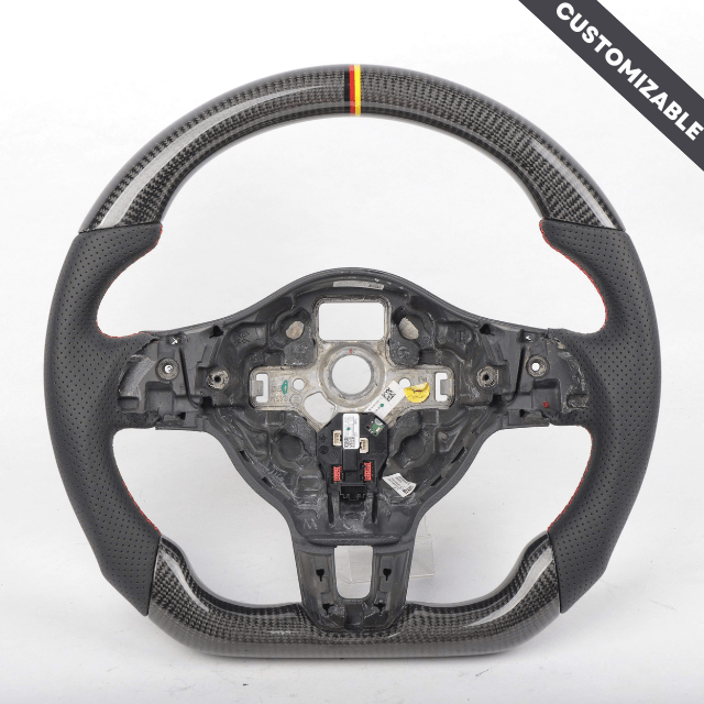 Custom Carbon Fiber Steering Wheel for Volkswagen 6th Gen GTI - Lightweight & Sporty Upgrade for Enhanced Driving Experience - Perfect for Racing & Performance Enthusiasts