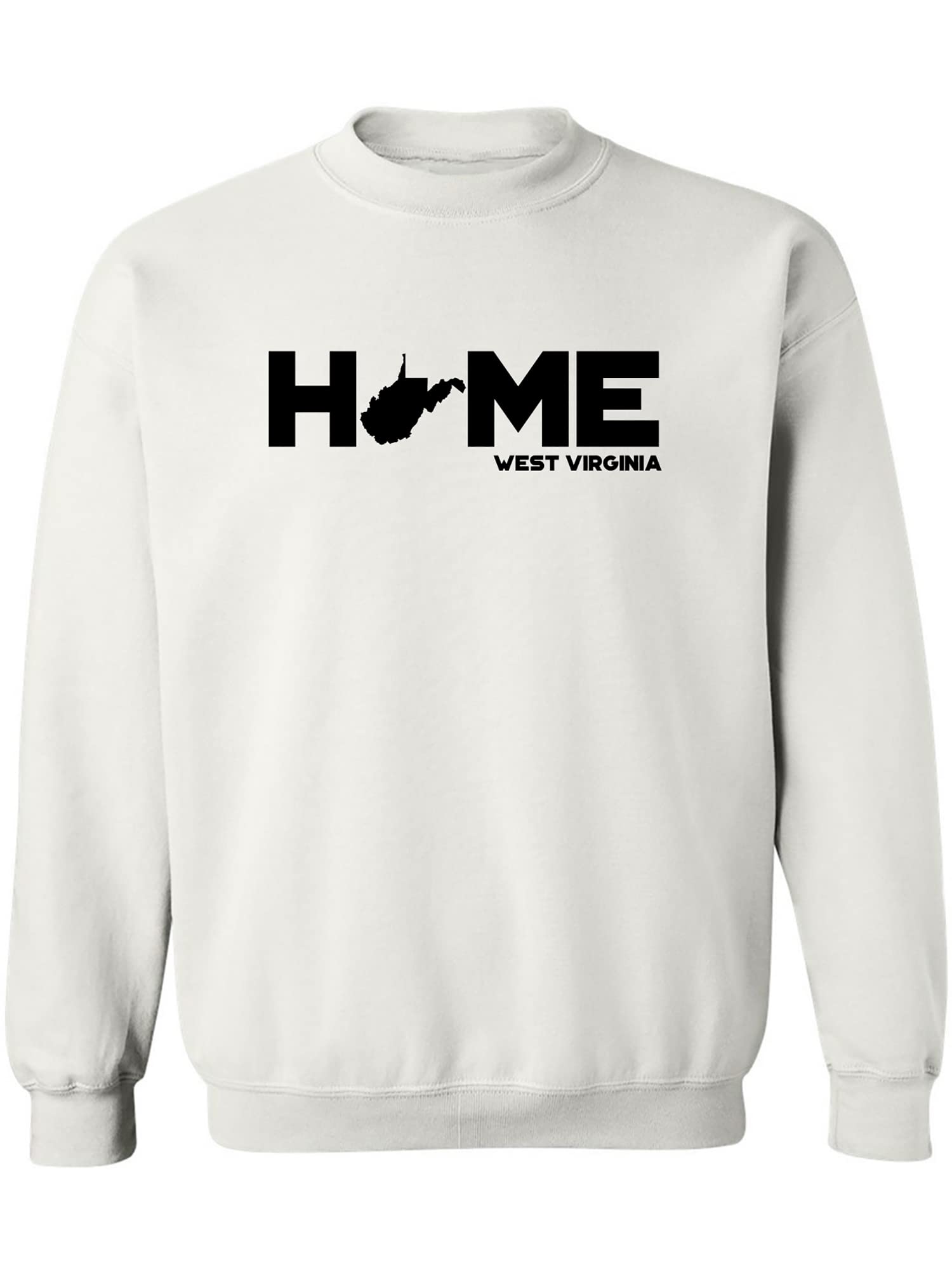 Zerogravitee West Virginia HOME Crewneck Sweatshirt - Comfortable Pullover Hoodie for Casual Wear, College Apparel & Fan Gear