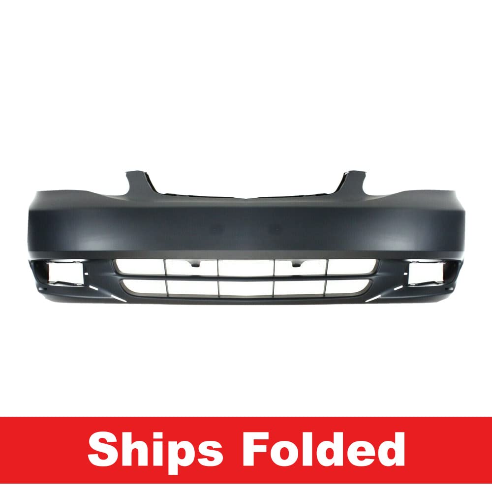 Primed Front Bumper Cover for 2003-2004 Toyota Corolla S - Perfect Fit & Easy Installation