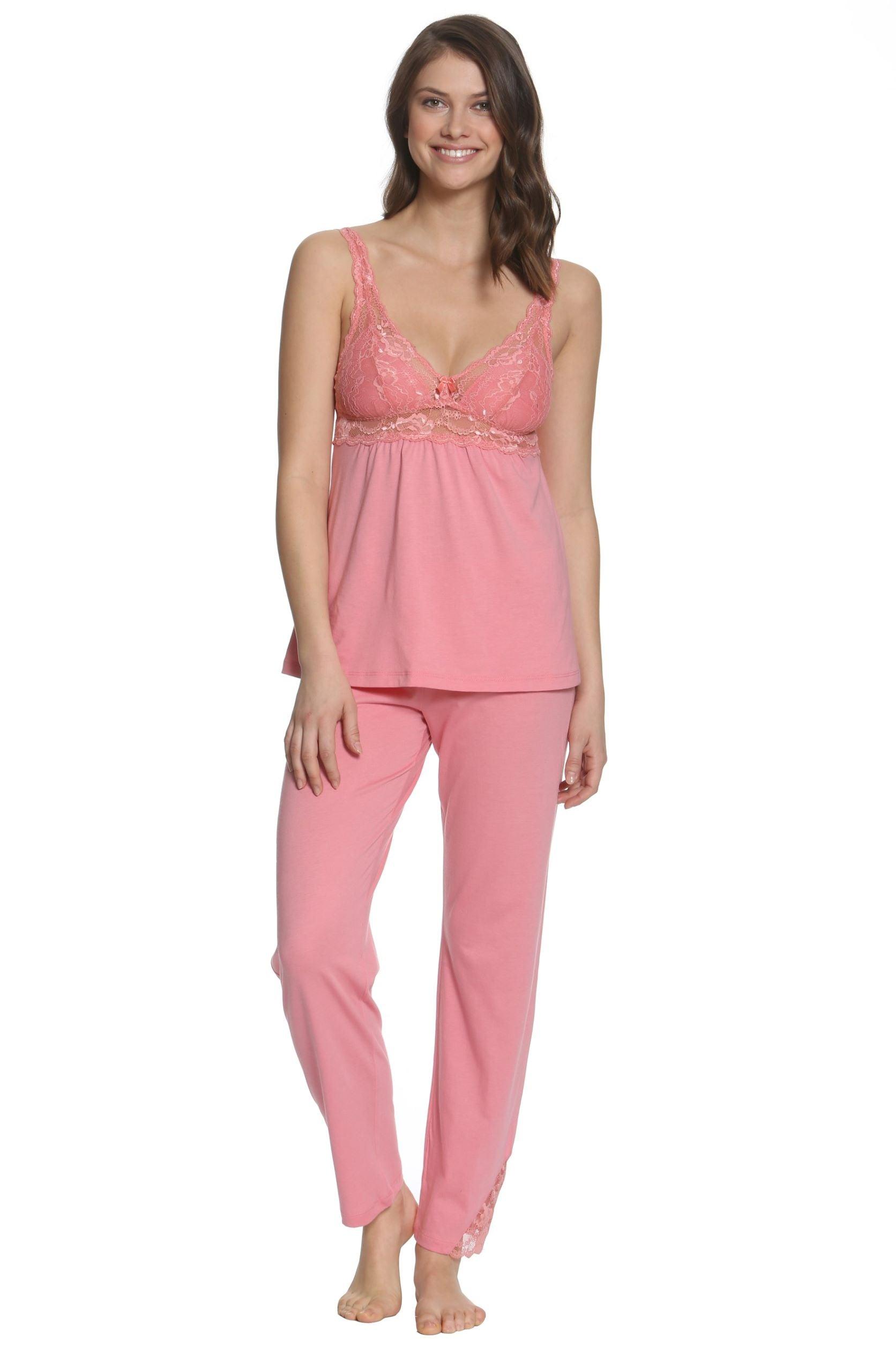 Women's Tank Camisole & Full-Length Pajama Set - Soft Sleepwear for Comfortable Nights - Perfect for Lounging, Sleeping, and Relaxing at Home