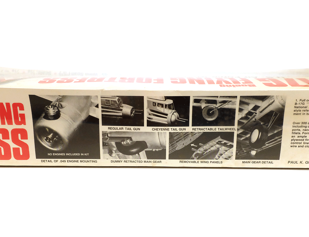 Guillow's B-17G Flying Fortress 1:28 Scale Balsa Wood Model Airplane Kit (Kit 2002) - New in Sealed Box - Perfect for Collectors, WWII Enthusiasts & Model Builders