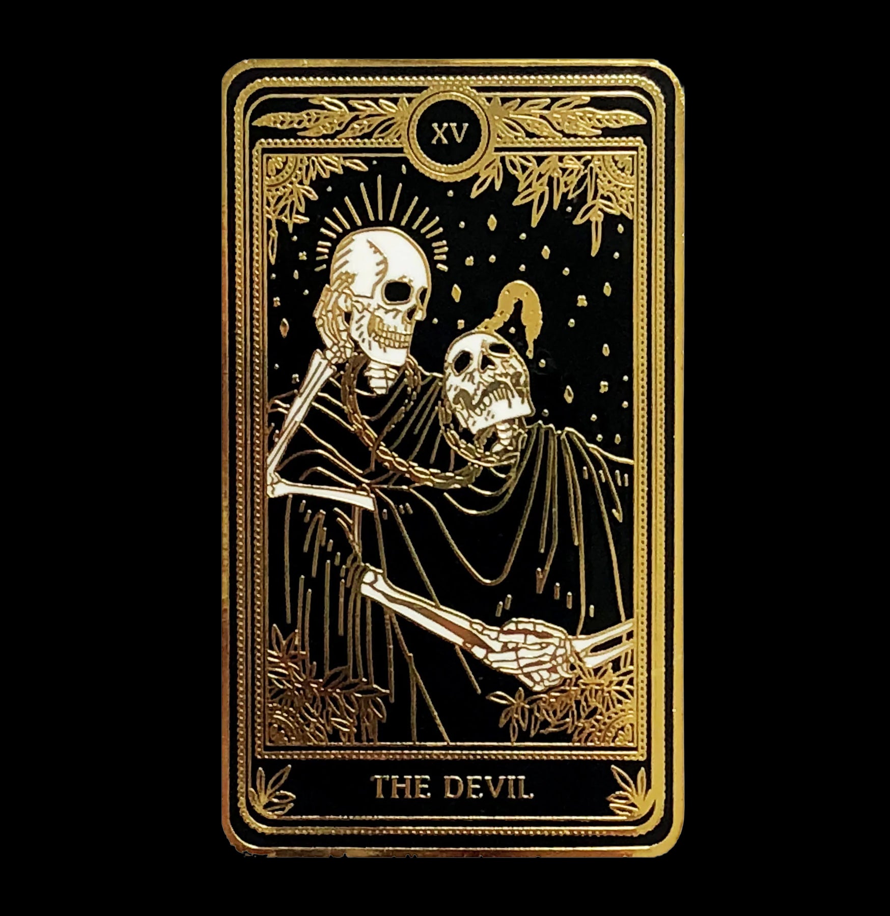 The Devil Enamel Pin - Gothic Horror Lapel Pin for Jackets, Bags & Hats - Perfect for Halloween Costumes, Metal Accessories & Alternative Fashion