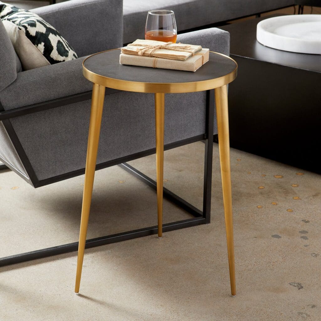 Cyan Design 10500 Bremen Gold Side Table - Elegant Accent Table for Living Room, Bedroom, or Entryway Decor