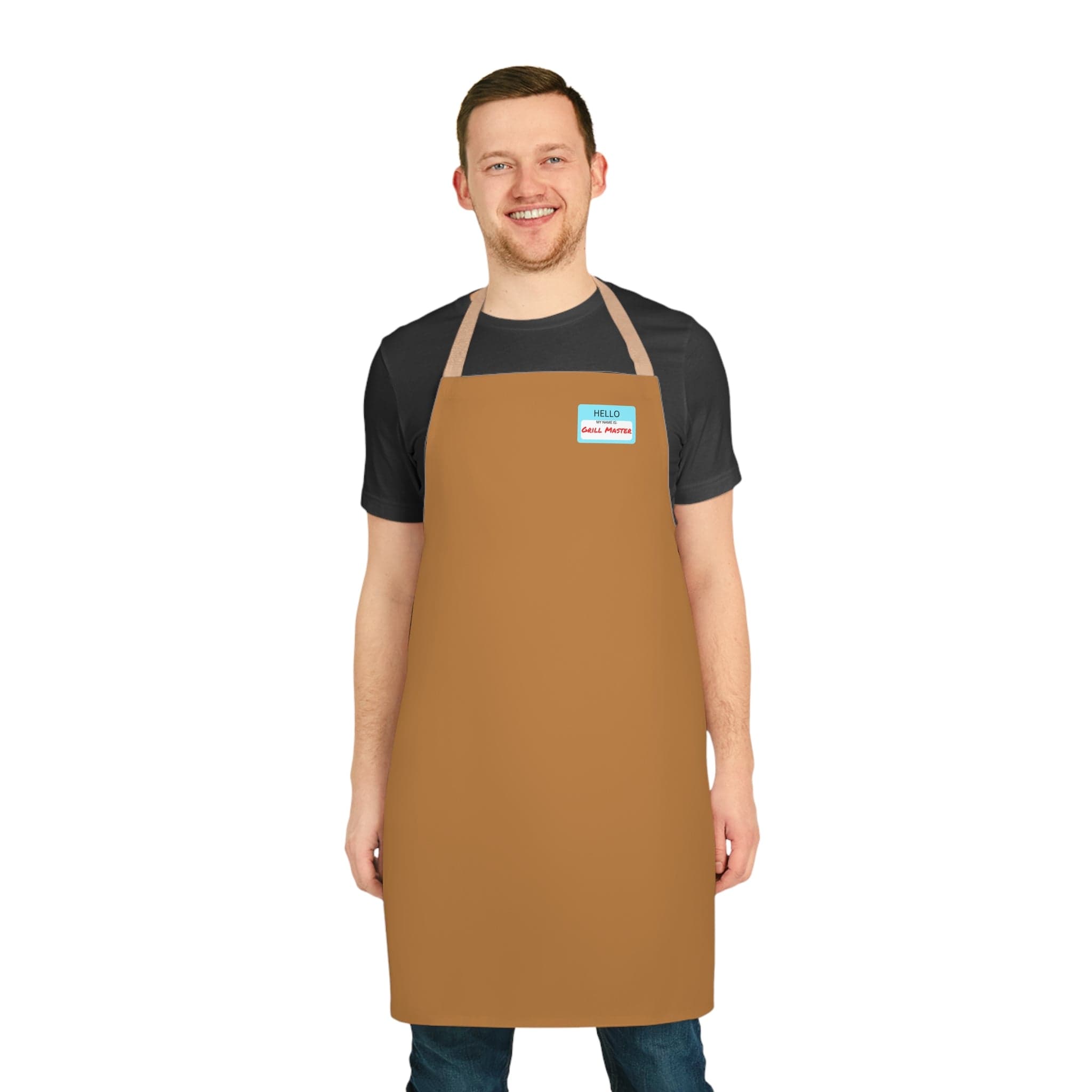 Grill Master BBQ Apron for Men - Heavy Duty Cooking Apron with Adjustable Straps & Pockets - Perfect for Grilling, Smoking, Outdoor Cooking & Backyard Parties