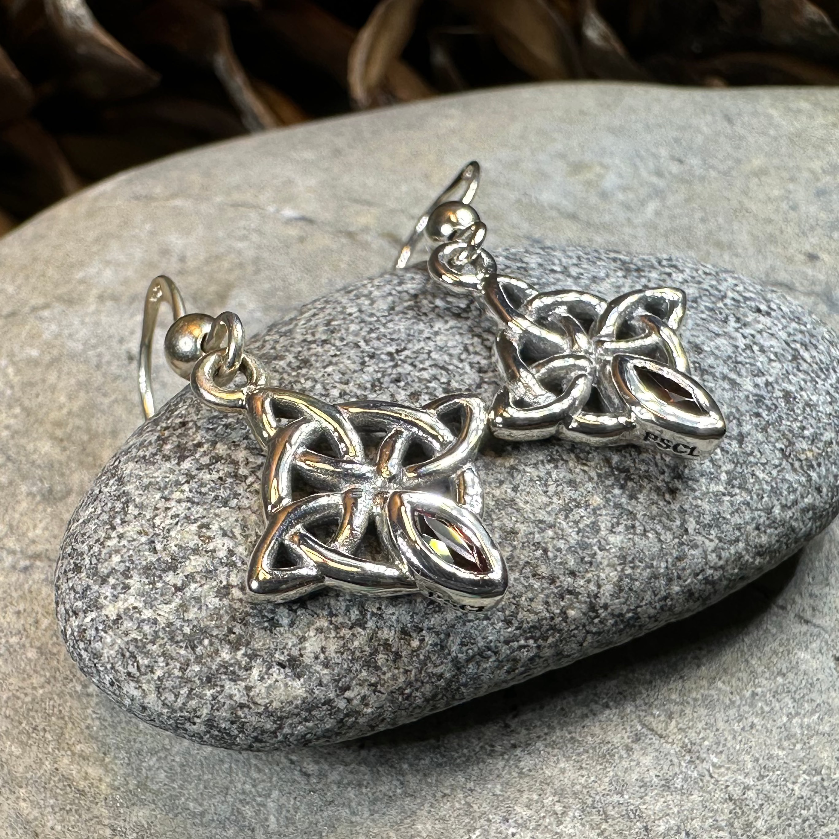 Celtic Knot Earrings for Women - Sterling Silver Irish Claddagh Dangle Earrings - Perfect for St. Patrick's Day, Weddings & Celtic-Themed Events