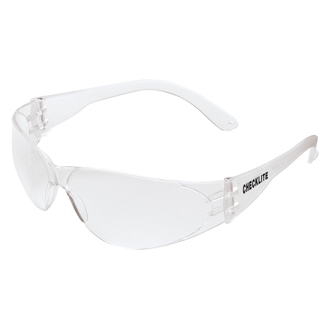 Checklite® Clear Anti-Fog Safety Glasses - 12 Pack Box - Perfect for Lab Work, Construction & DIY Projects