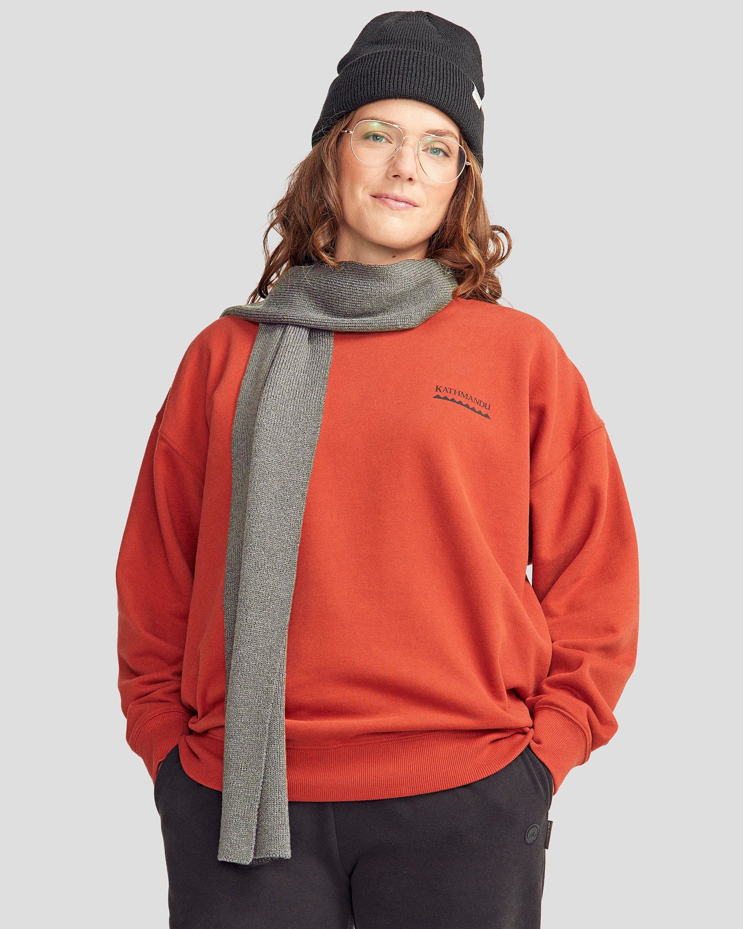 Premium Fyfe Scarf - Soft Mid Grey Marle Wool Blend Wrap for Women & Men - Perfect for Winter Fashion, Outdoor Activities & Travel Accessories