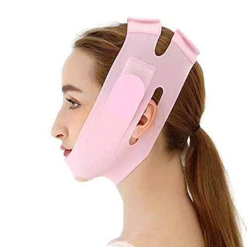 SHANIX IMPEX™ Silicone V Face Mask - Face Lift Up Belt for Cheek & Chin Slimming - Double Chin Reducer for Women & Men - Skin Tightening Facial Bandage Mask (1 Count) - Perfect for Home Spa, Anti-Aging & Facial Contouring