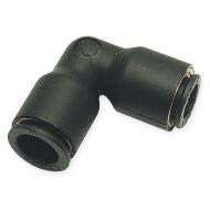 Legris 10mm Plastic Elbow Fitting, 90 Degree Black Connector - 3102 10 00 for Air & Water Systems, Pneumatic Tubing, and DIY Plumbing Projects