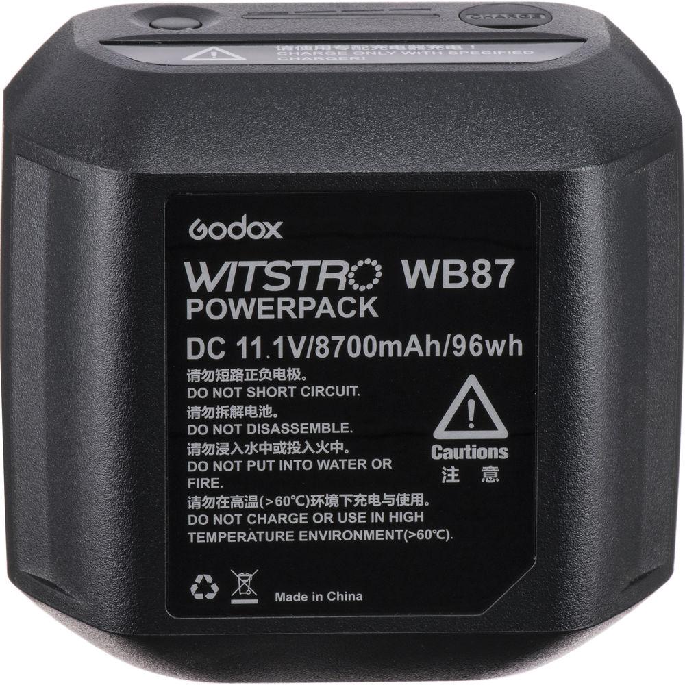 Godox AD600 Series Flash Head Battery - High Capacity Rechargeable Lithium-Ion Power Pack for Professional Photography & Studio Lighting (Perfect for Outdoor Shoots, Wedding Photography & Studio Sessions)
