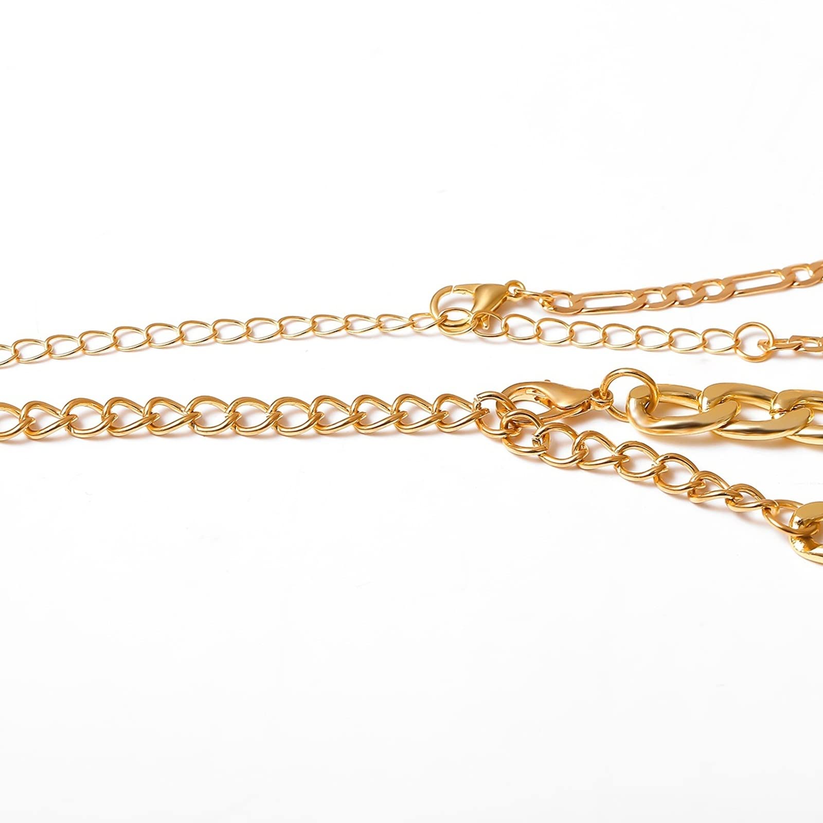 Dainty Layered Necklace Set for Women - 2 Piece Key & Lock Pendant Choker & Chain Necklace Jewelry | Birthday Gift for Her, Valentine's Day Present | Perfect for Layering, Everyday Wear & Special Occasions