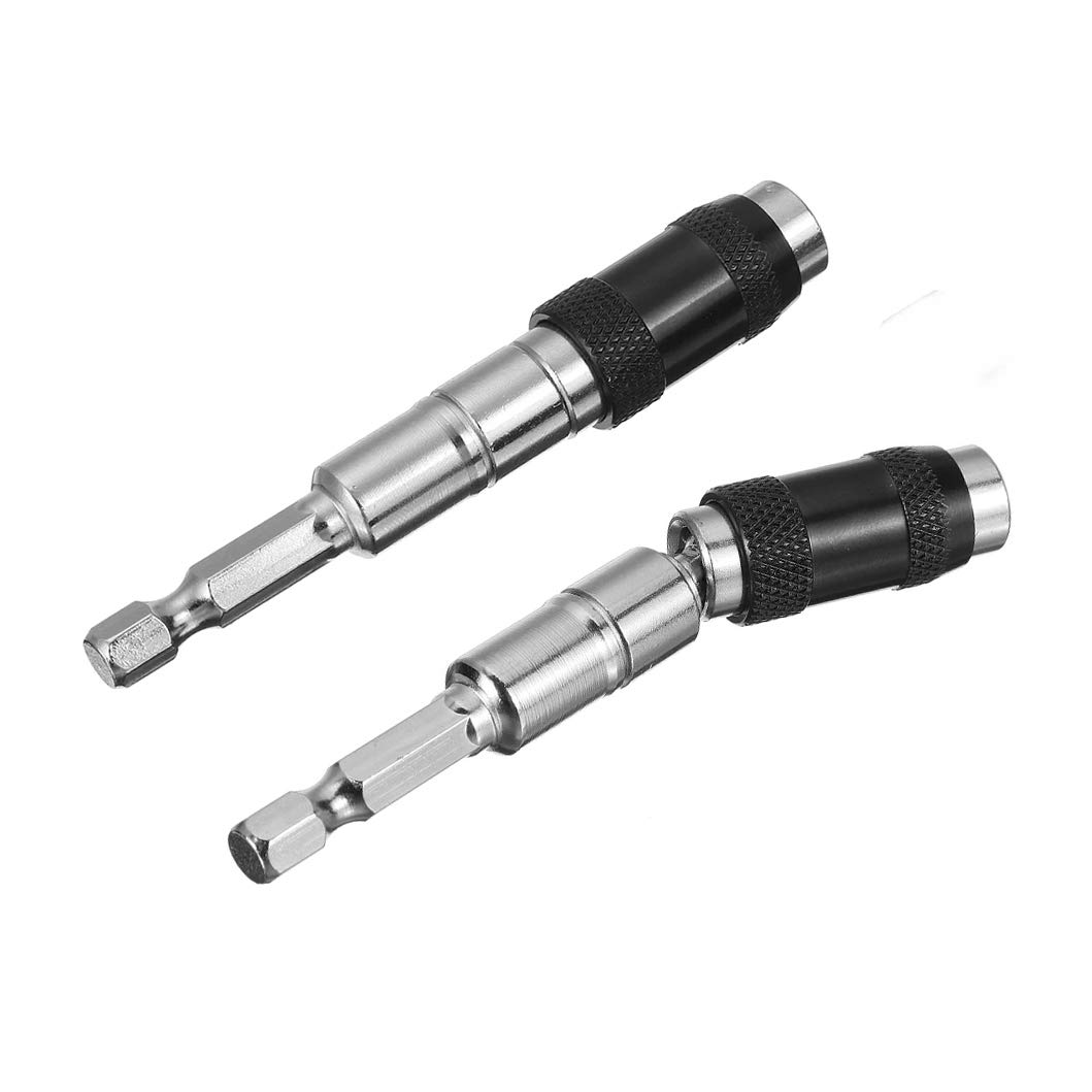 Magnetic Pivot Drill Bit Holder - Quick Release Flexible Screwdriver Bit Holder for Tight Spaces & Corners | Perfect for DIY, Home Repair, and Professional Use in Hard-to-Reach Areas