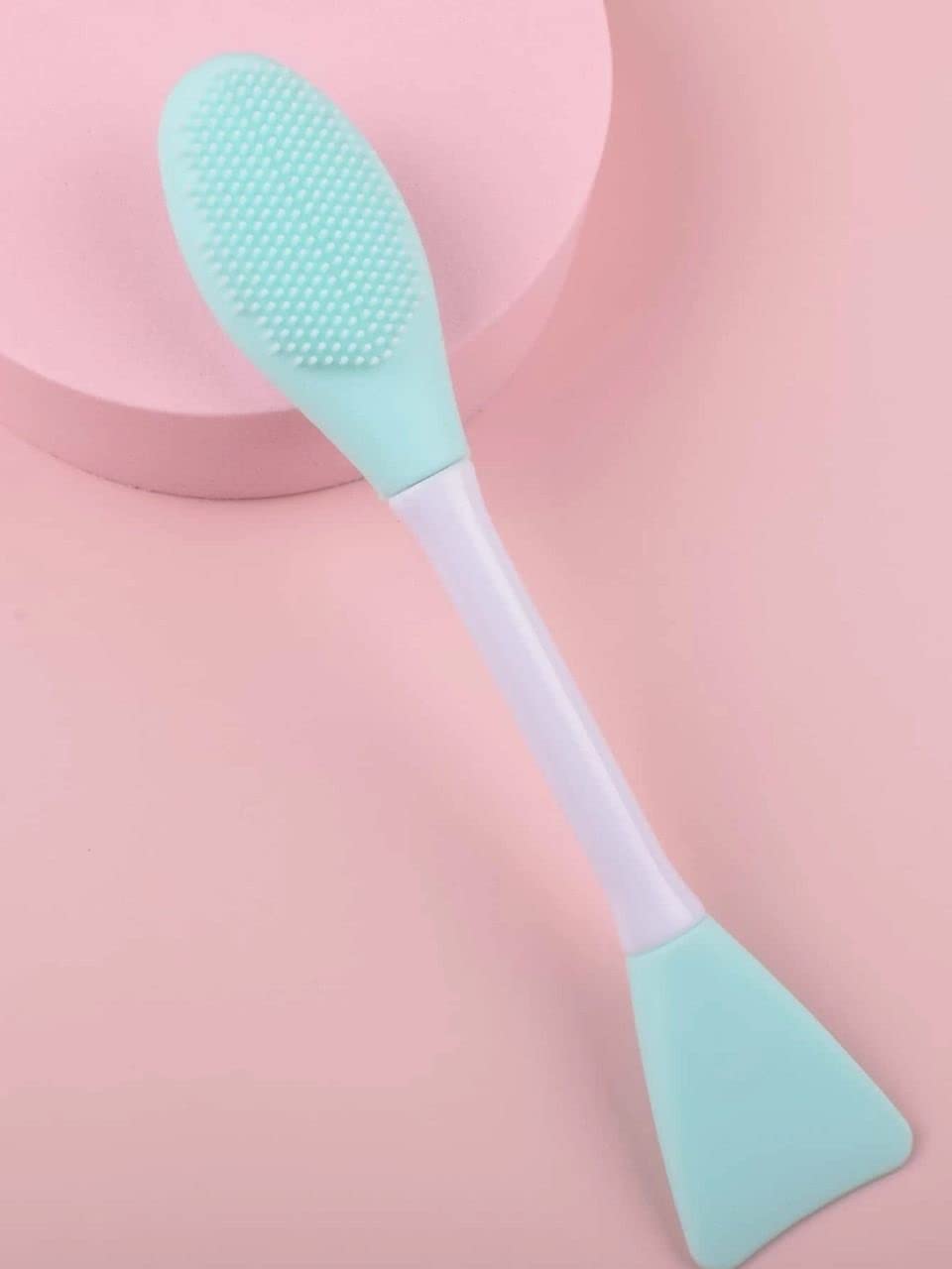 MAPPERZ Silicone Facial Cleansing Brush - Gentle Exfoliating Face Wash Brush for Pore Cleansing & Blackhead Removal | Handheld Face Pack Applicator | Perfect for Daily Skincare Routine & Spa Treatments