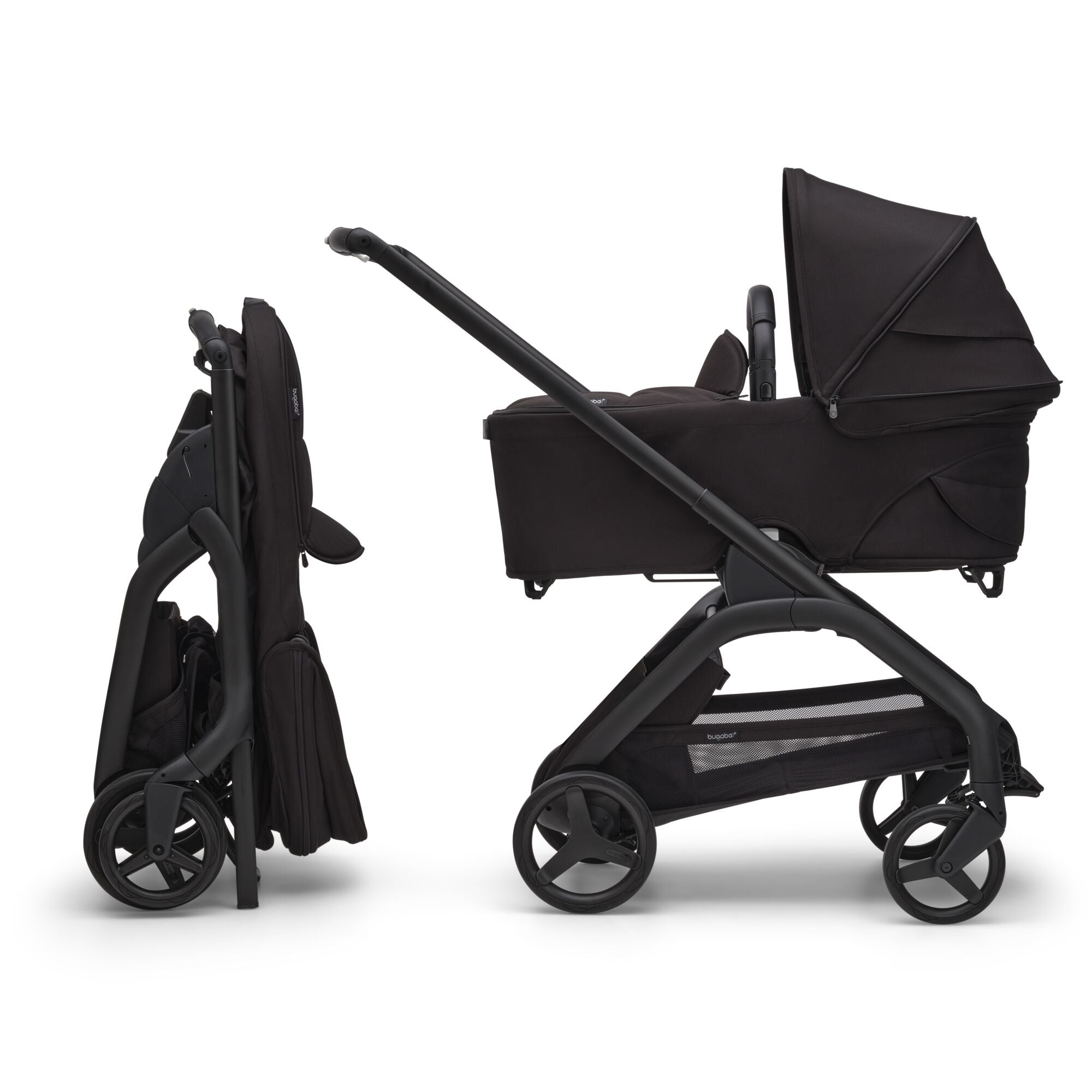 Bugaboo Dragonfly Complete Stroller with Seat & Bassinet - Lightweight Travel System for Newborns & Toddlers - Perfect for City Walks, Shopping & Air Travel
