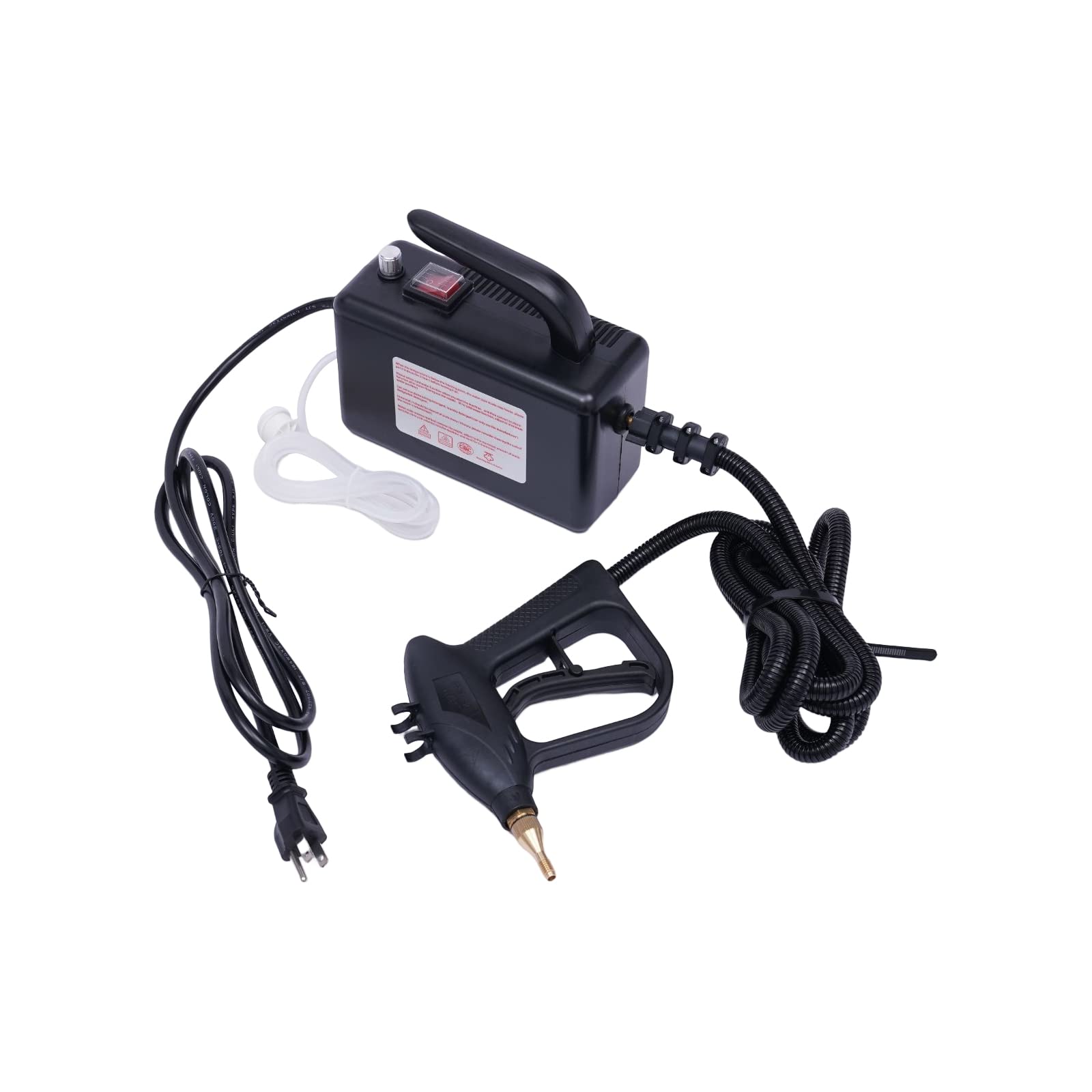 **110V 1700W High Pressure Steam Cleaner - Handheld Steam Cleaning Machine for Furniture, Car, Home - High Temperature Steam Cleaner (Black) - Perfect for Deep Cleaning Floors, Upholstery, and Stubborn Stains**