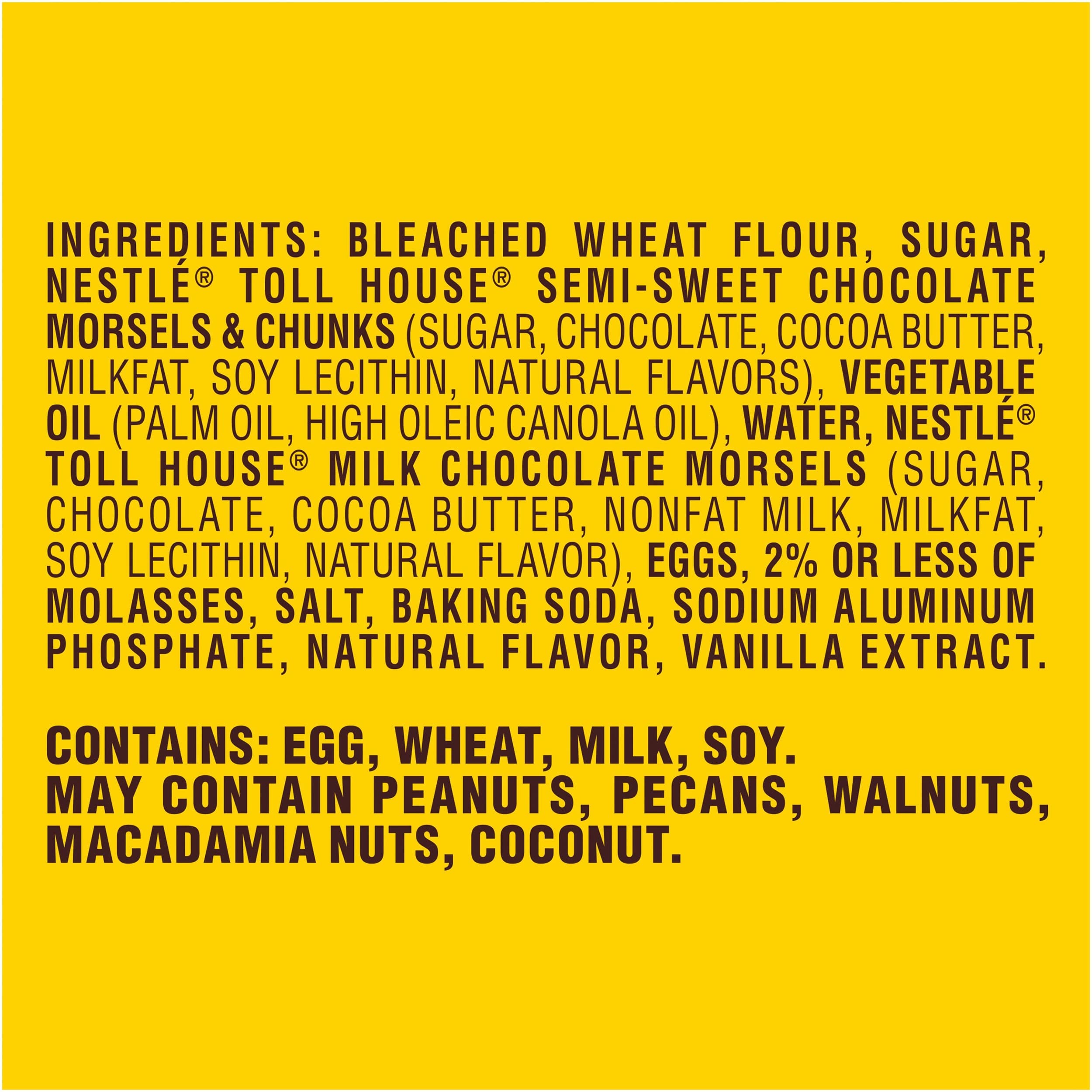 Nestle Toll House Chocolate Chip & Chunk Cookie Dough - 16oz Pack of 12 Ready-to-Bake Cookies with 100% Real Chocolate | Perfect for Parties, Baking with Kids & Holiday Treats