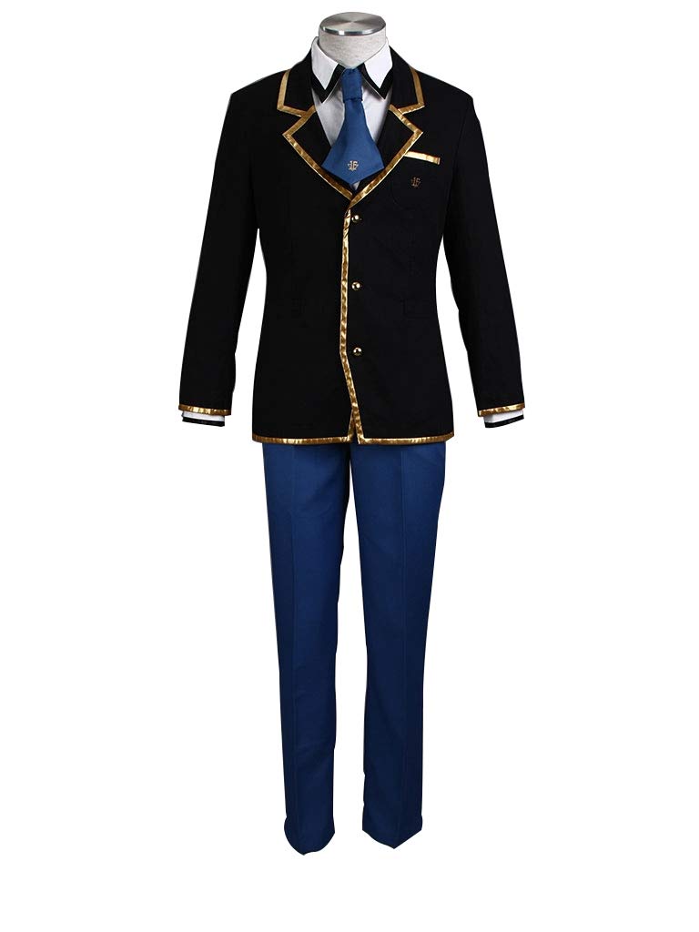 MTXC Men's Baka and Test Fumizuki Academy Winter Uniform Cosplay Costume - Anime School Outfit for Halloween, Conventions & Themed Parties