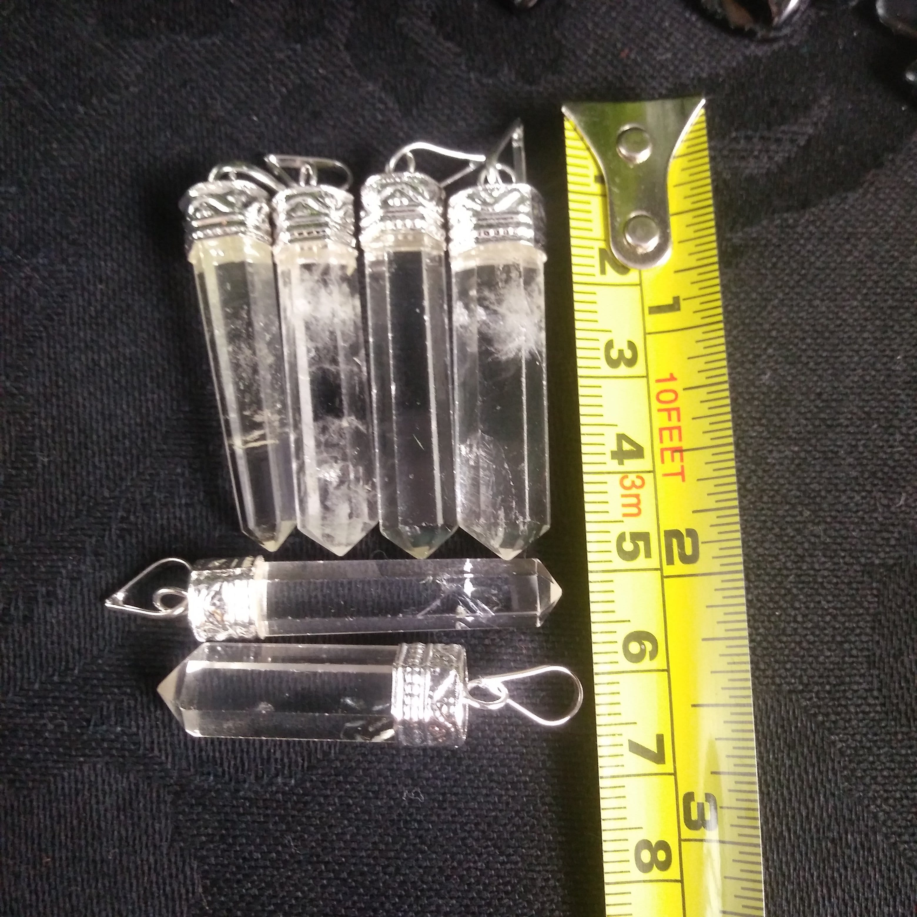 Natural Clear Quartz Point Pendant Necklace - Healing Crystal Jewelry for Chakra Balancing & Energy Cleansing | Perfect for Meditation, Yoga & Spiritual Gifts