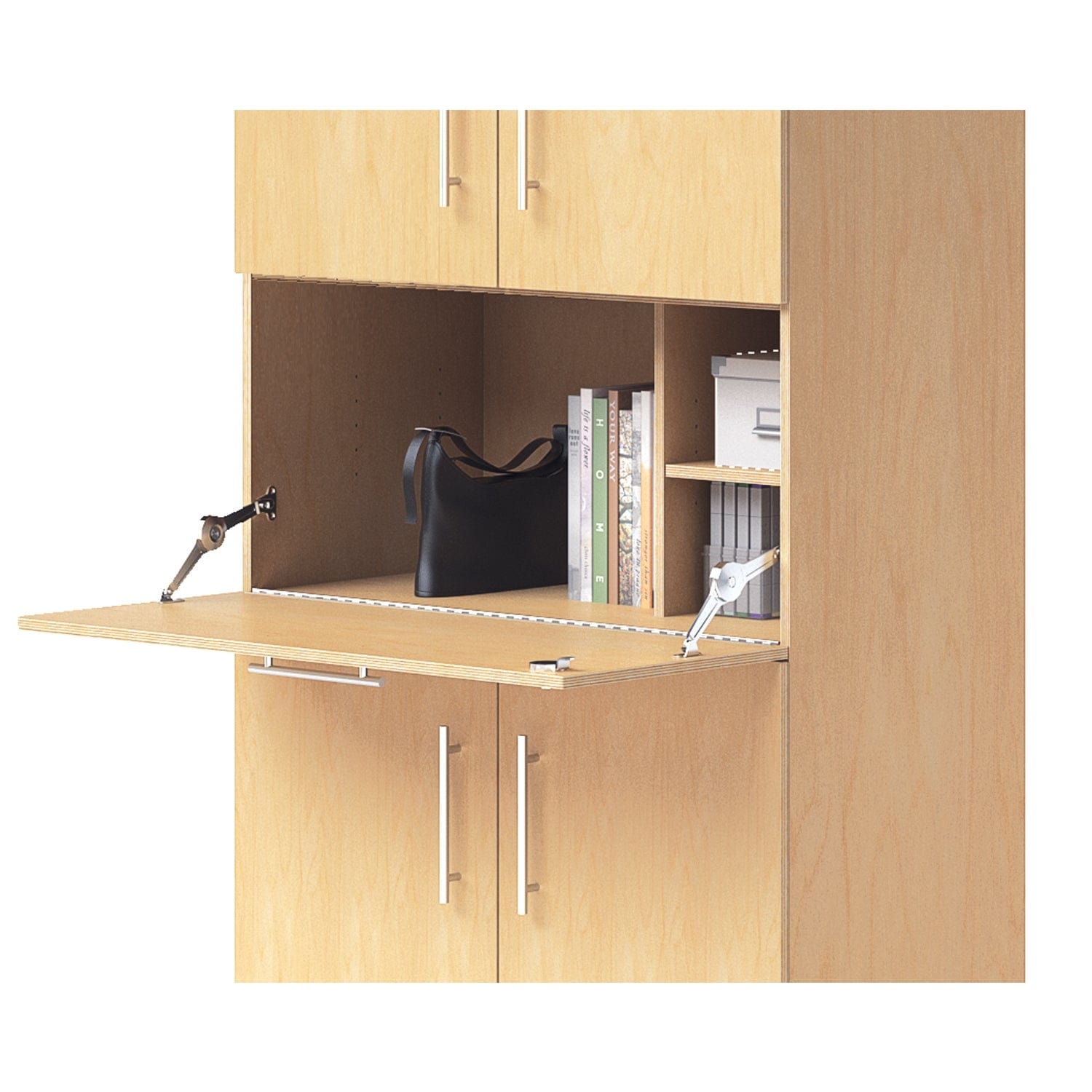 Teachers Workstation Cabinet - Adjustable Classroom Storage Organizer with Lockable Drawers for School Supplies, Books & Teaching Materials | Perfect for Elementary Classrooms, Homeschooling & Teacher Offices