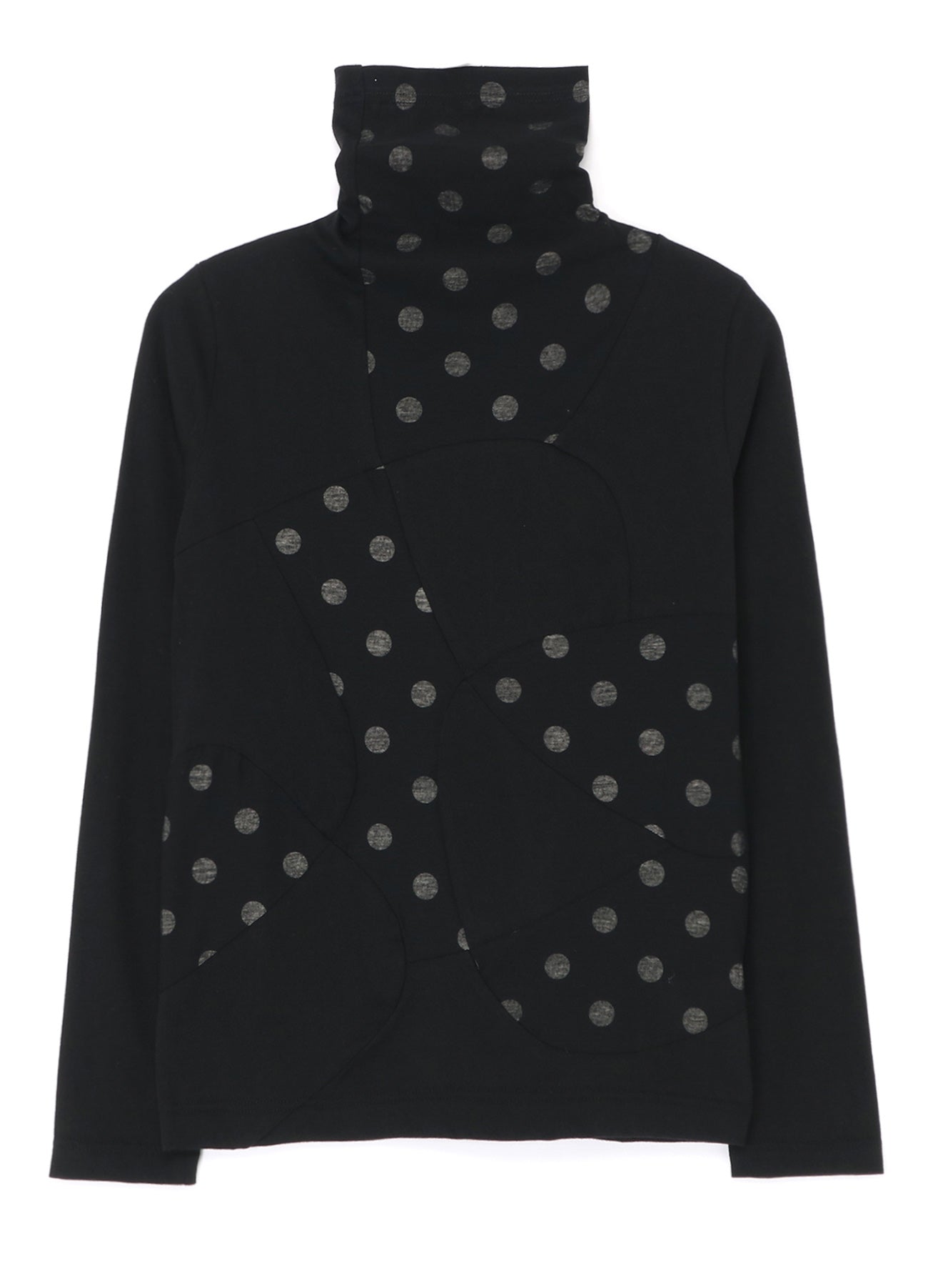Soft Cotton Jersey Patchwork Turtleneck Sweater for Women - Cozy Fall & Winter Layering Essential - Perfect for Office, Date Night and Casual Outings