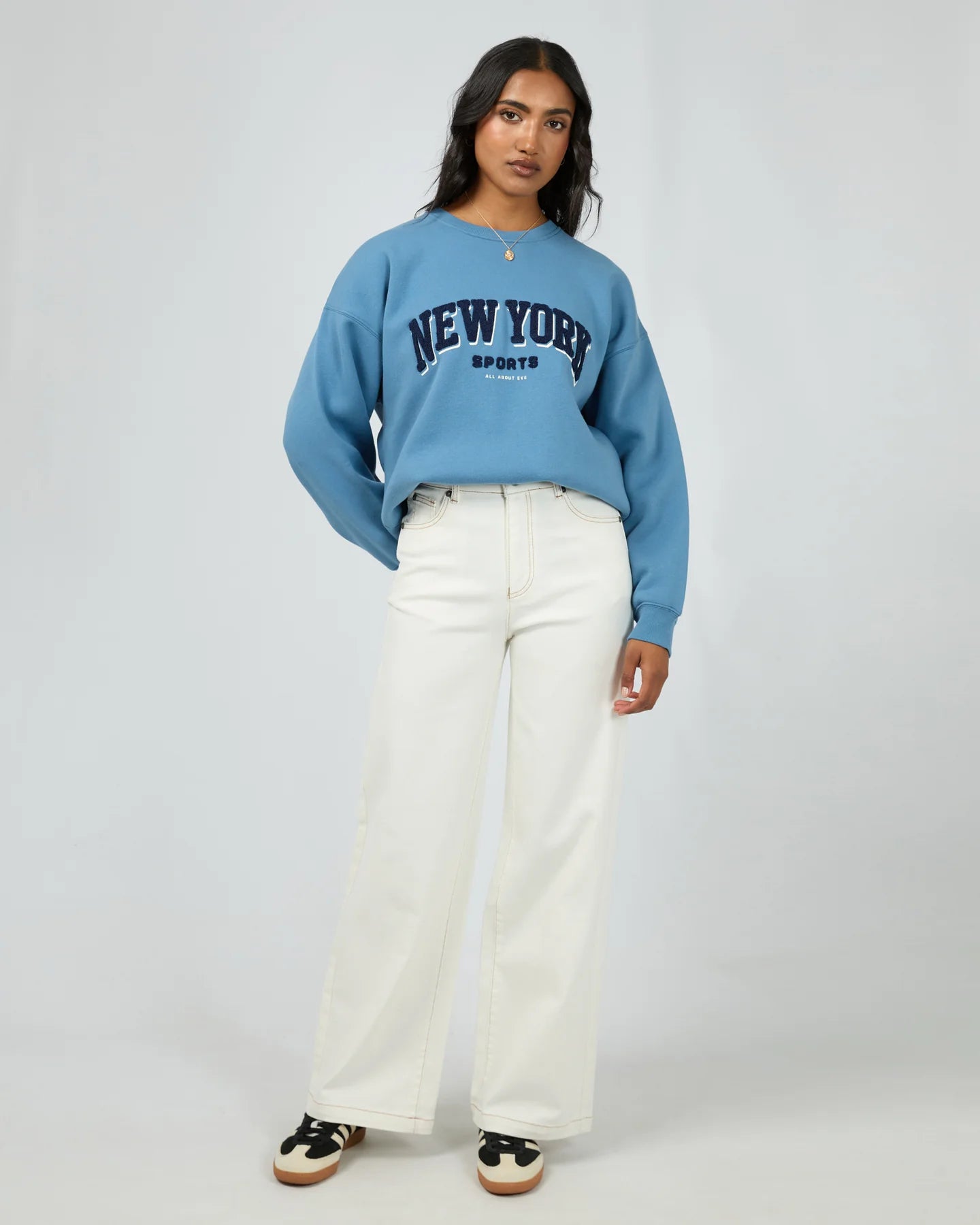 New York Oversized Crewneck Sweatshirt - Comfortable & Stylish Unisex Pullover for Men and Women | Perfect for Casual Wear, Street Fashion & Loungewear