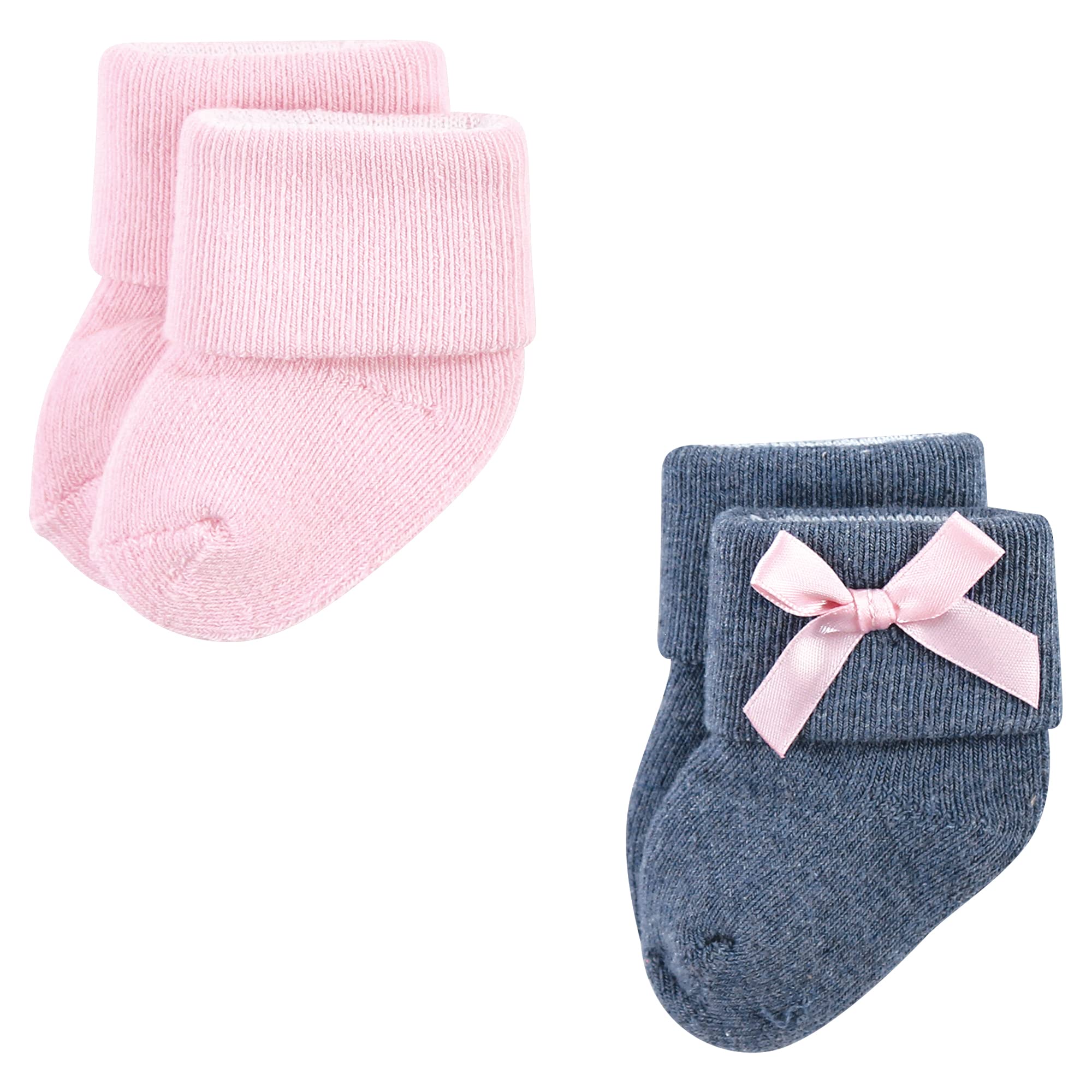 Luvable Friends Soft Terry Cloth Baby Socks for Newborns & Infants - Perfect for Nursery, Playtime & First Steps