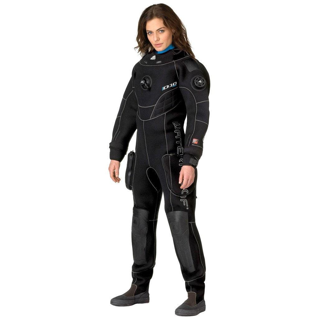 D10 Pro ISS Women's Waterproof Drysuit - Full Body Protection for Scuba Diving, Kayaking & Cold Water Sports