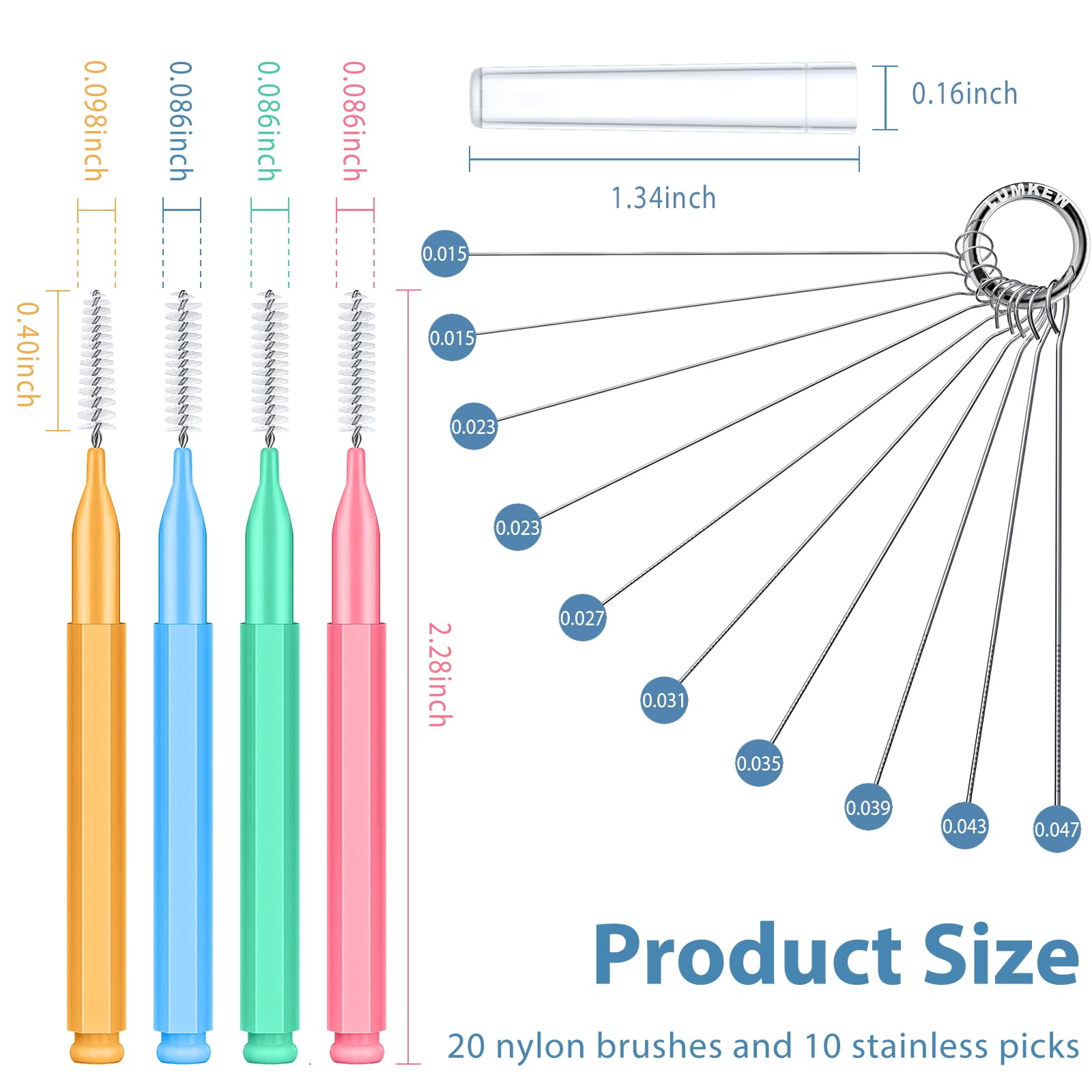 **Multi-Size Shower Head Cleaner Tool Kit – 30 Pcs Small Hole Nozzle Brush with Storage Box – Bathroom Showerhead Cleaner & Unclogger for Home Use – Perfect for Deep Cleaning Hard-to-Reach Spots**