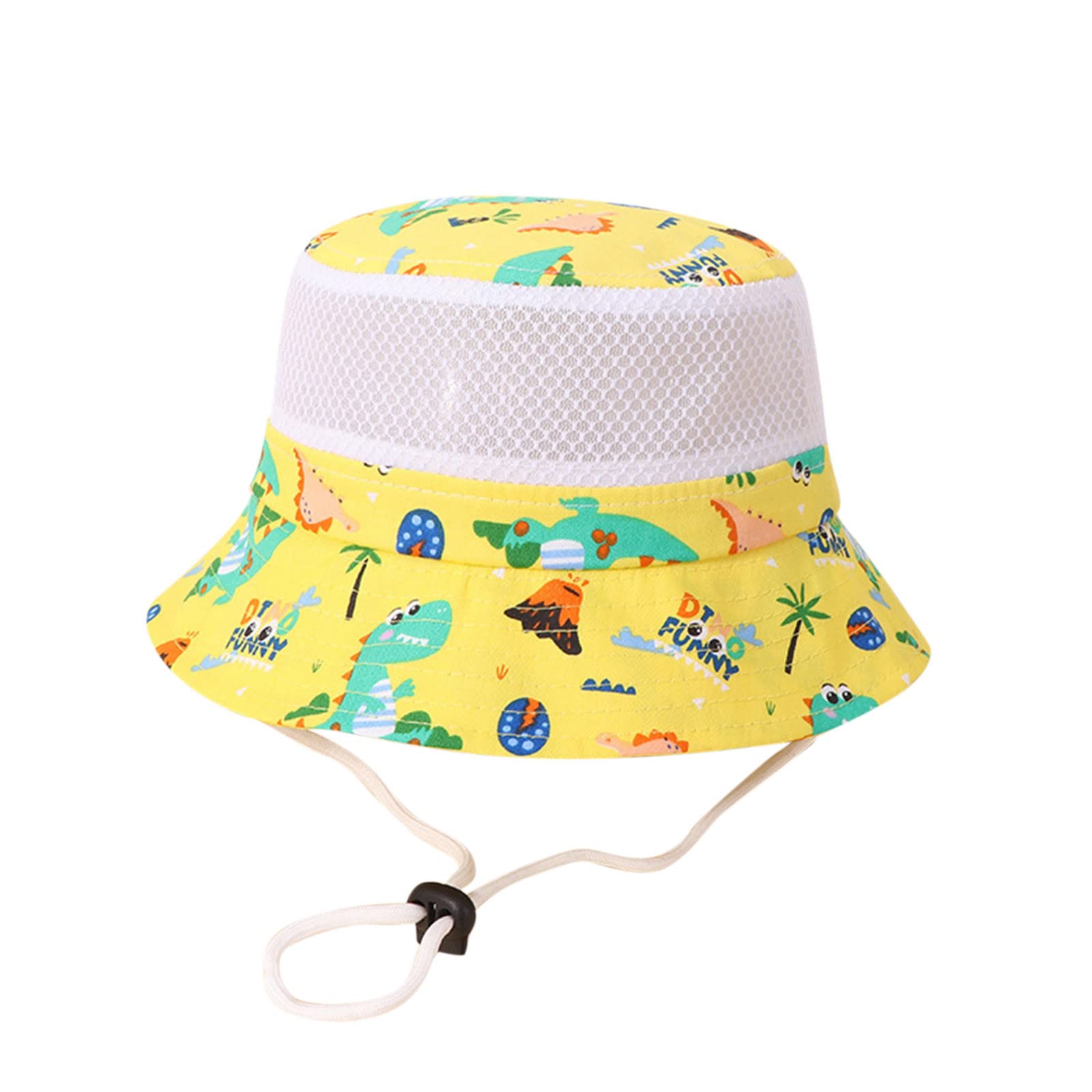 Kids Cotton Candy Sun Hat with Adjustable Chin Strap - UV Protection Summer & Spring Hat for Boys & Girls - Perfect for Beach, Park, and Outdoor Play