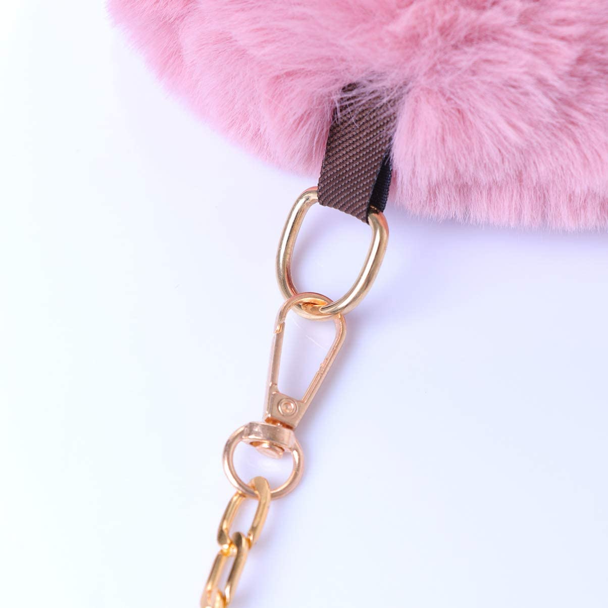 Heart Shaped Faux Fur Clutch Purse for Women - Fluffy Crossbody Shoulder Bag, Elegant Handbag for Date Night, Parties & Special Occasions