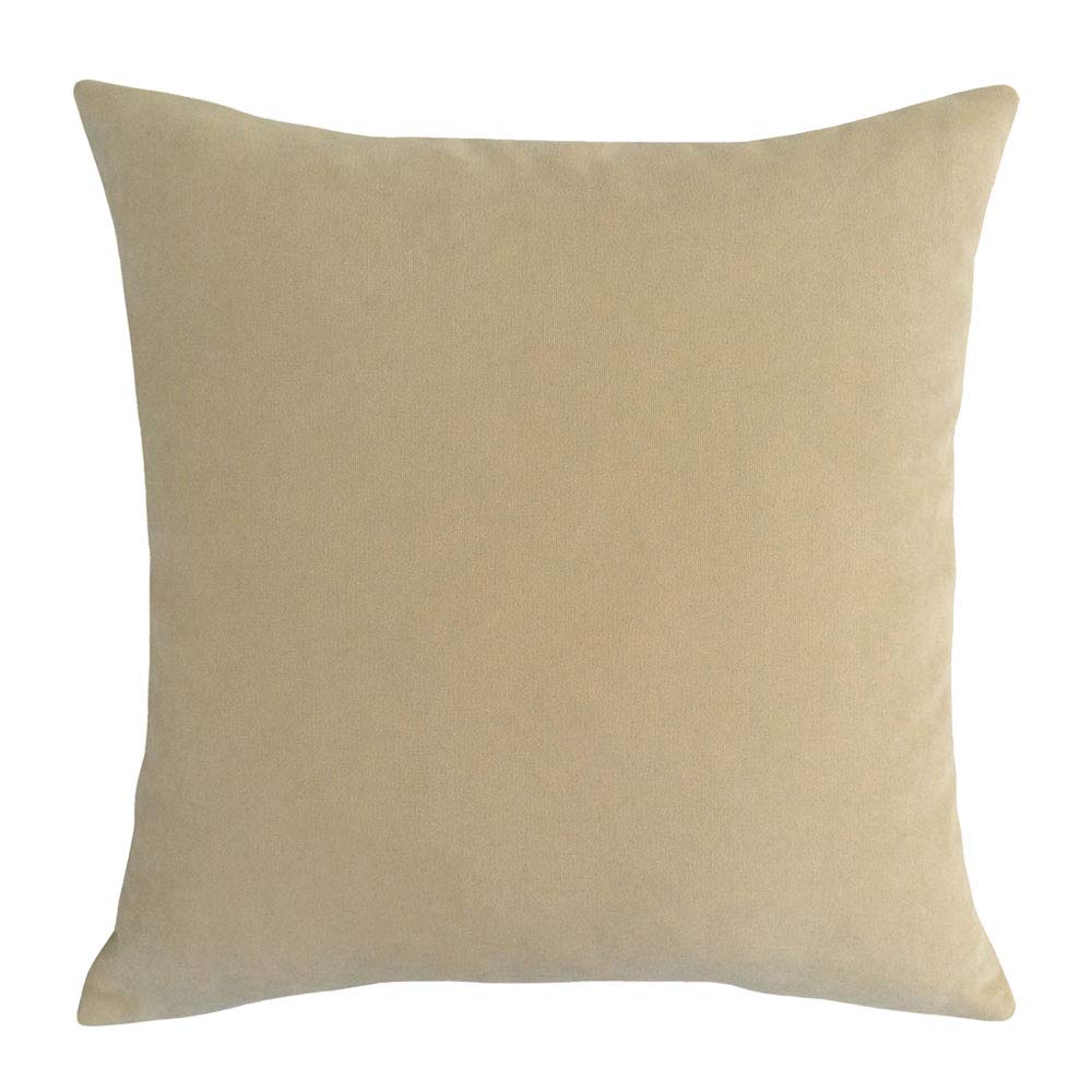 Mustard Yellow & Cream 16x16 Inch Kilim Pattern Throw Pillow Covers - Bohemian Decorative Pillow Cases for Couch, Sofa, Window Seat & Outdoor Use | Boho Chic Living Room & Patio Decor