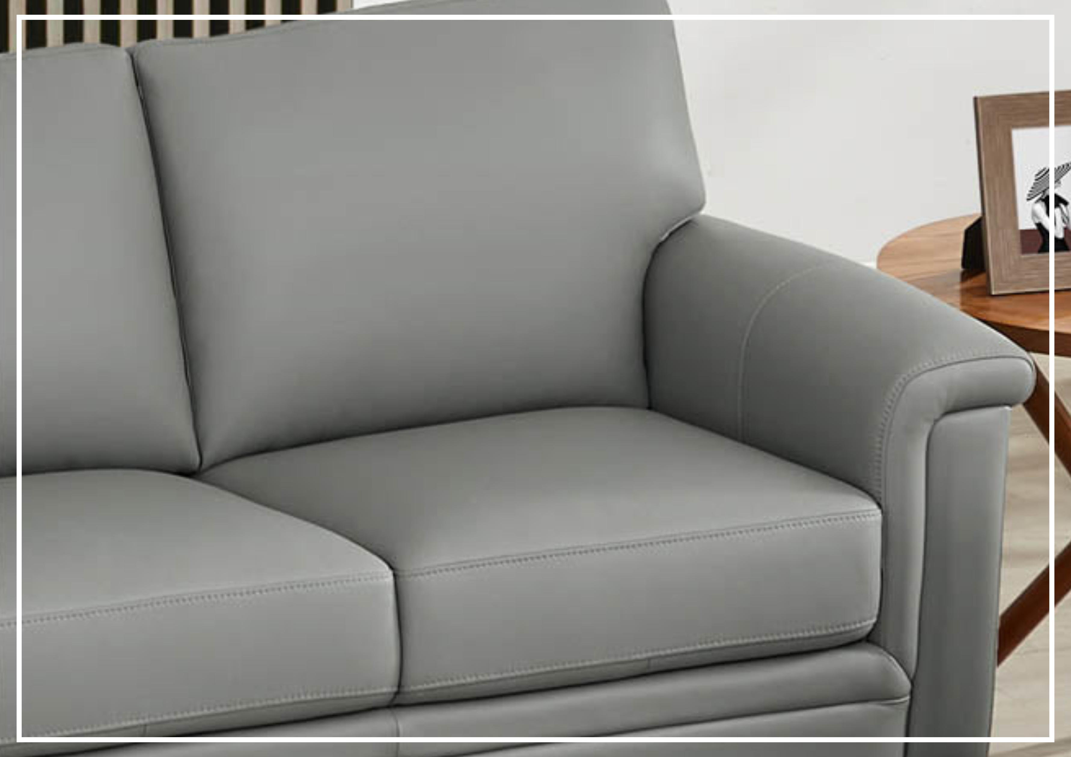 Hydeline Westcott 3-Seater Genuine Top Grain Leather Sofa - Luxurious Living Room Furniture for Home & Office Comfort