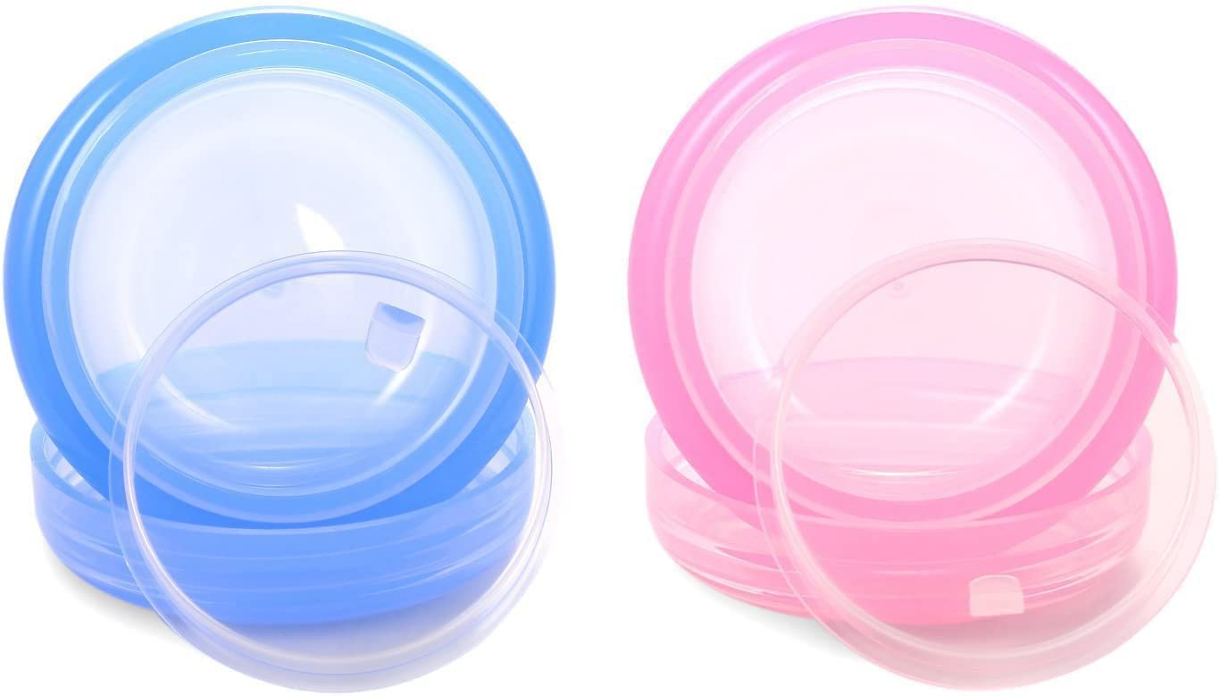 TSA Approved Leakproof Travel Containers for Toiletries - 6 Pack Small Refillable Cosmetic Jars with Lids (20g/0.7oz Each) for Cream, Gel & Paste - Perfect for Air Travel, Gym Bag & On-the-Go Makeup Organization