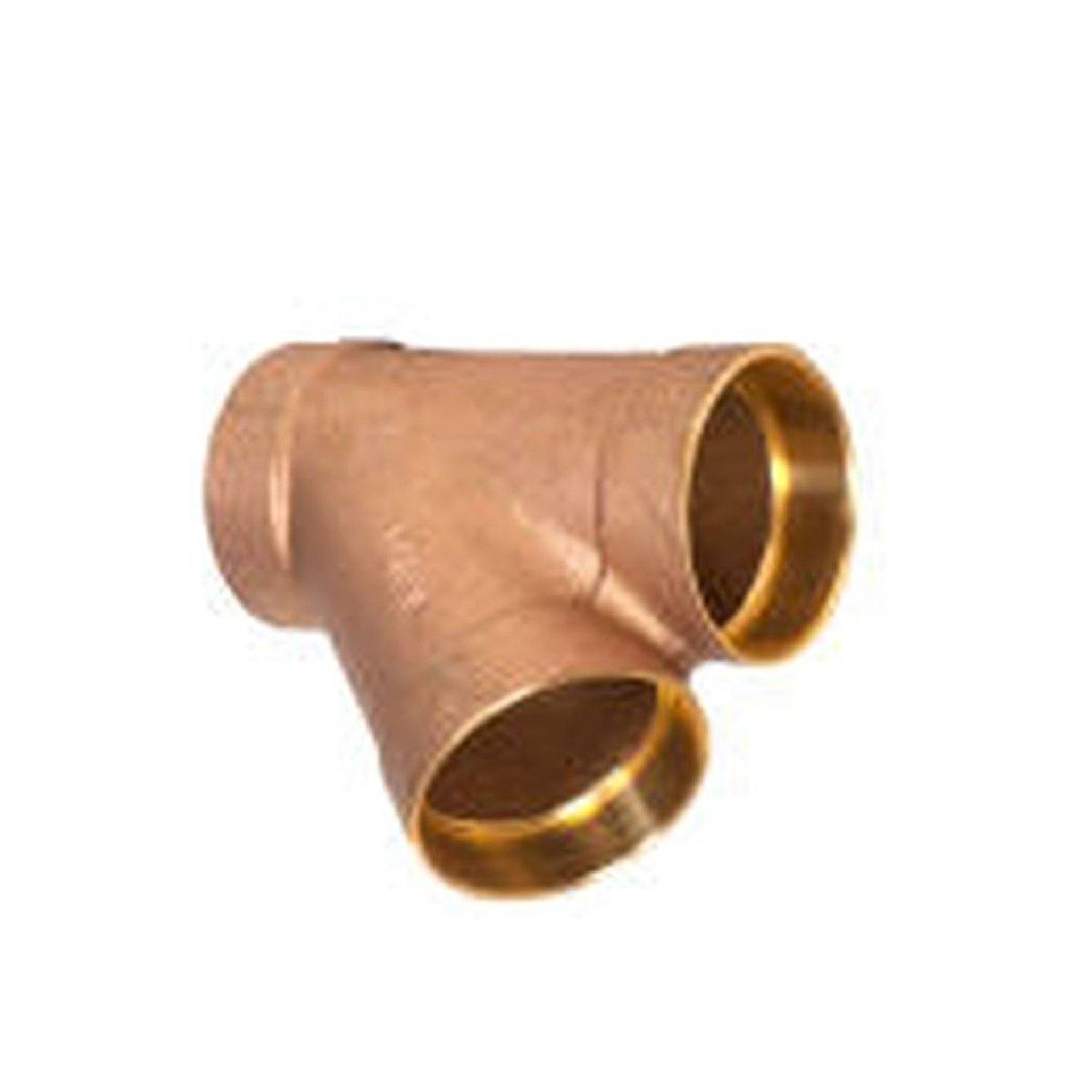 DWV Cast Brass Coupling - C x C Size for Drain Waste Vent Plumbing Systems | Heavy Duty Brass Fitting for Home & Commercial Pipe Connections